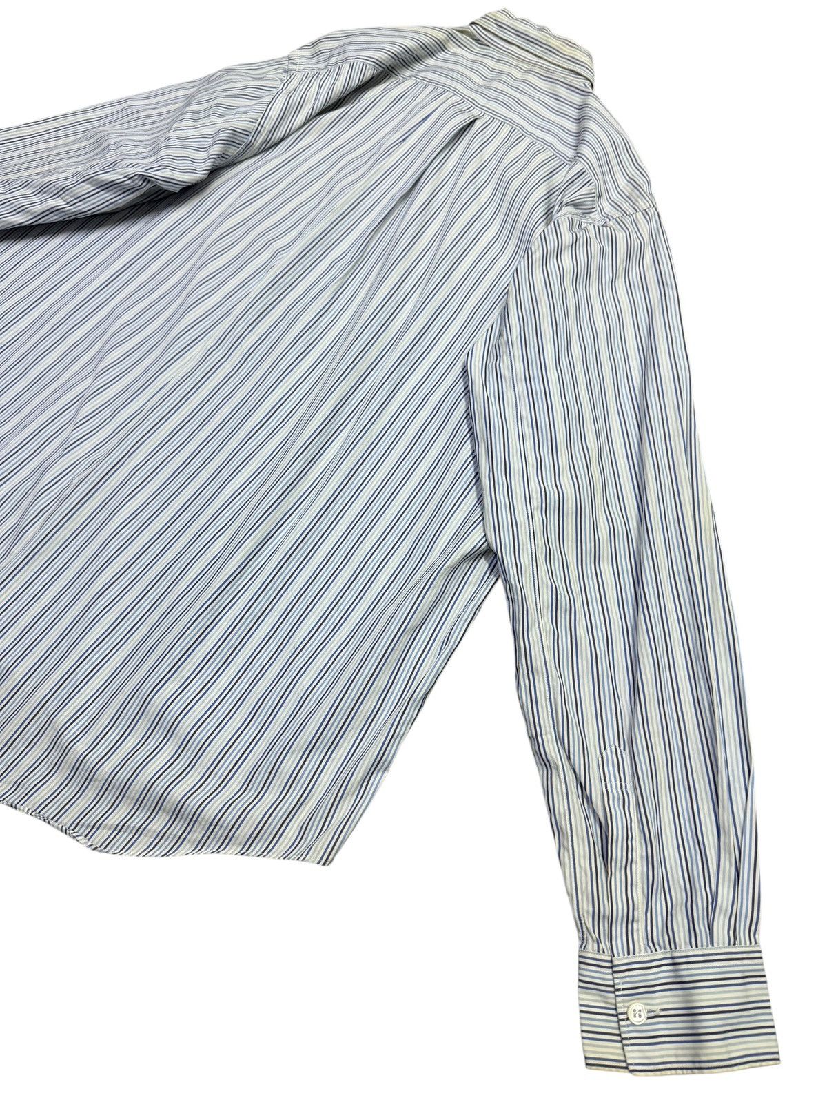Comme des Garcons SHIRT Comme des Garçons Shirt Patchwork Shirt Black Panel Striped Size US S / EU 44-46 / 1 - 5 Thumbnail