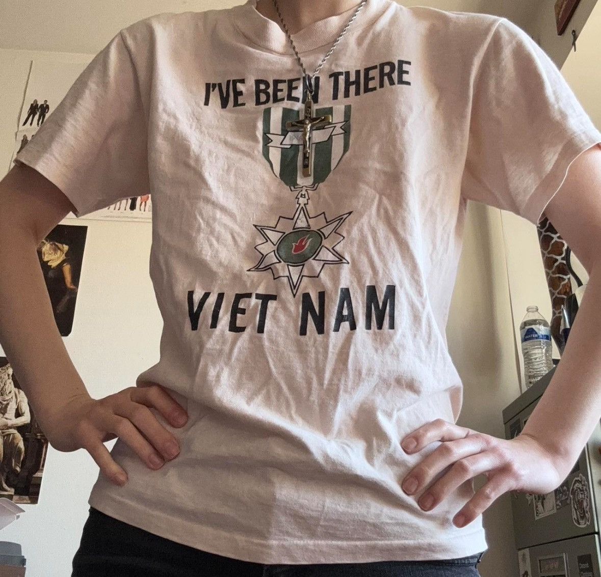 Hanes × Vintage VIETNAM IVE BEEN THERE 70s/80s vintage tee Size US S / EU 44-46 / 1 - 2 Thumbnail