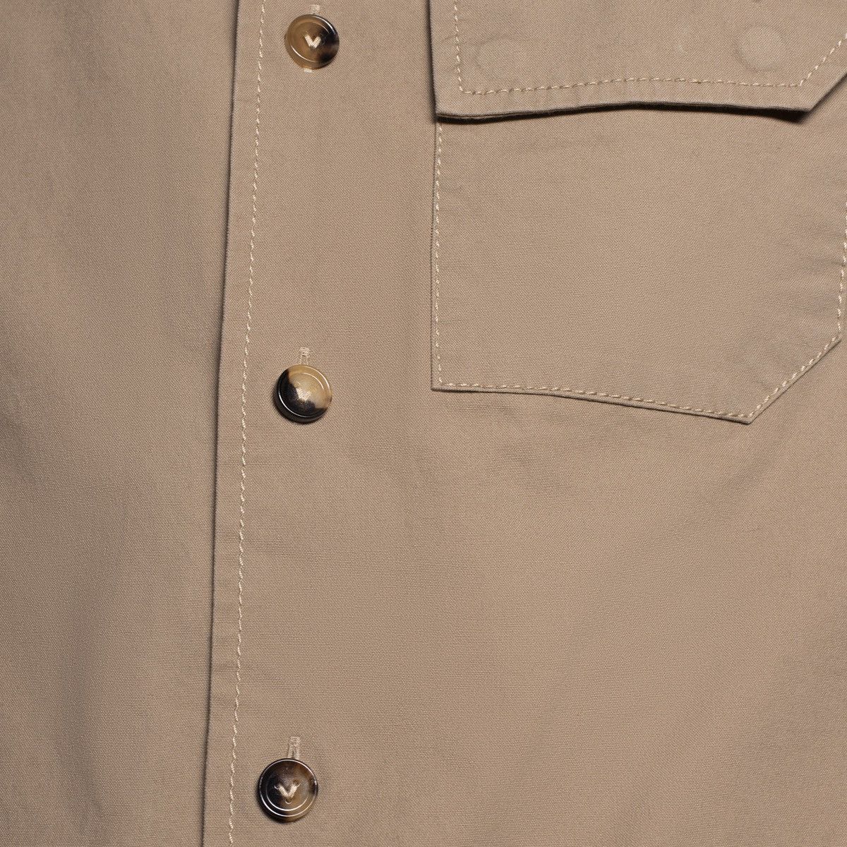 Bottega Veneta Tan cotton shirt Size US M / EU 48-50 / 2 - 5 Thumbnail