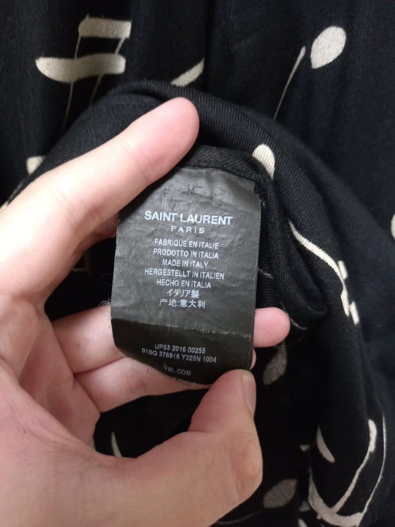 Saint Laurent Paris Saint Laurent Paris 16aw note shirt-2506 Size US S / EU 44-46 / 1 - 5 Thumbnail