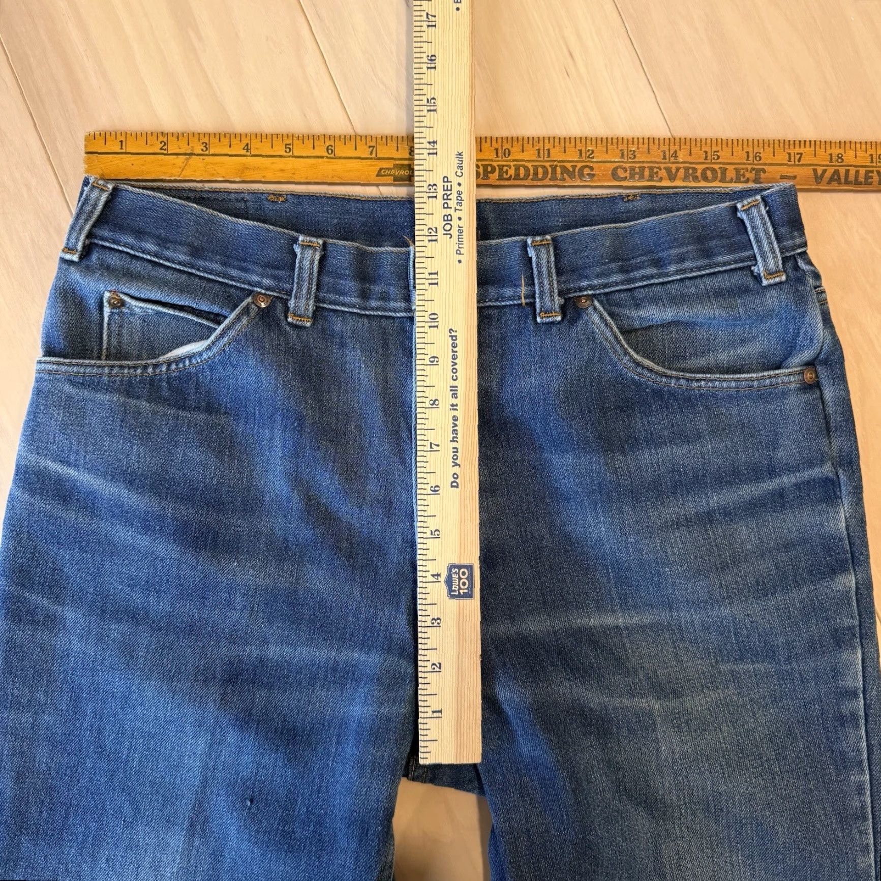 Levi's VINTAGE Levi's Orange Tab Lined Jeans 34 Blue 80s Bootcut Made in USA 39103 2517 Size US 34 / EU 50 - 6 Thumbnail