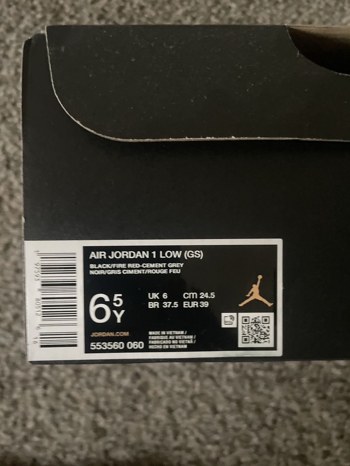 Jordan Brand Jordan 1 low “Cement fire red” Size US 6.5 / EU 39-40 - 8 Thumbnail
