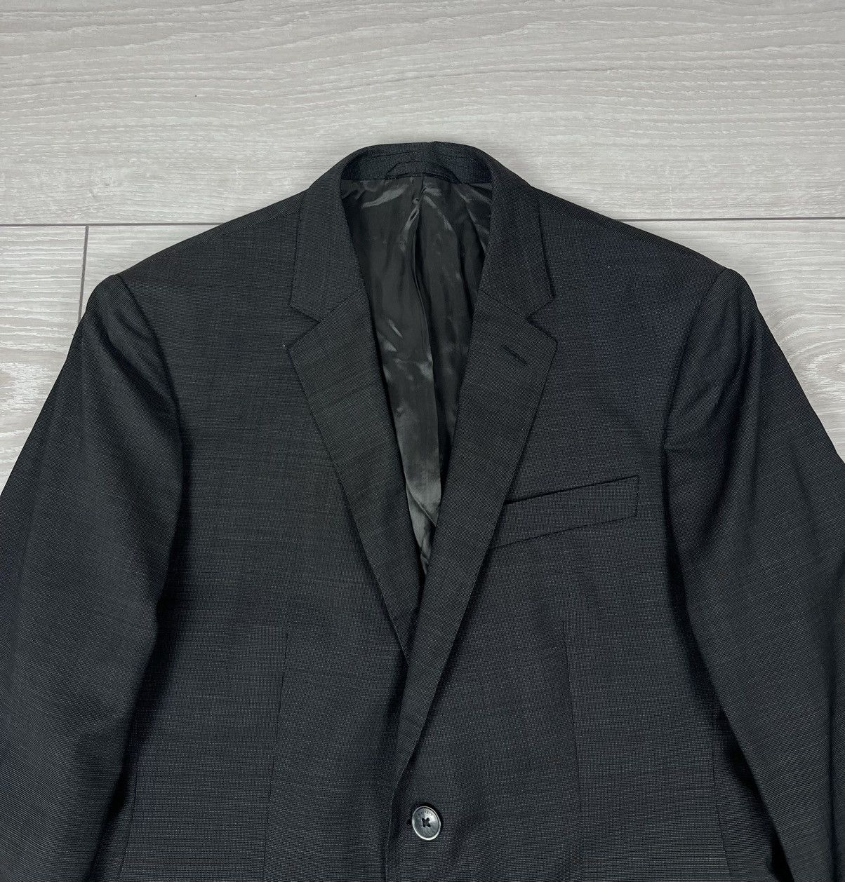 Hackett Hackett London Grey Wool Two Buttons Suit Blazer Pants Size 40R - 9 Thumbnail