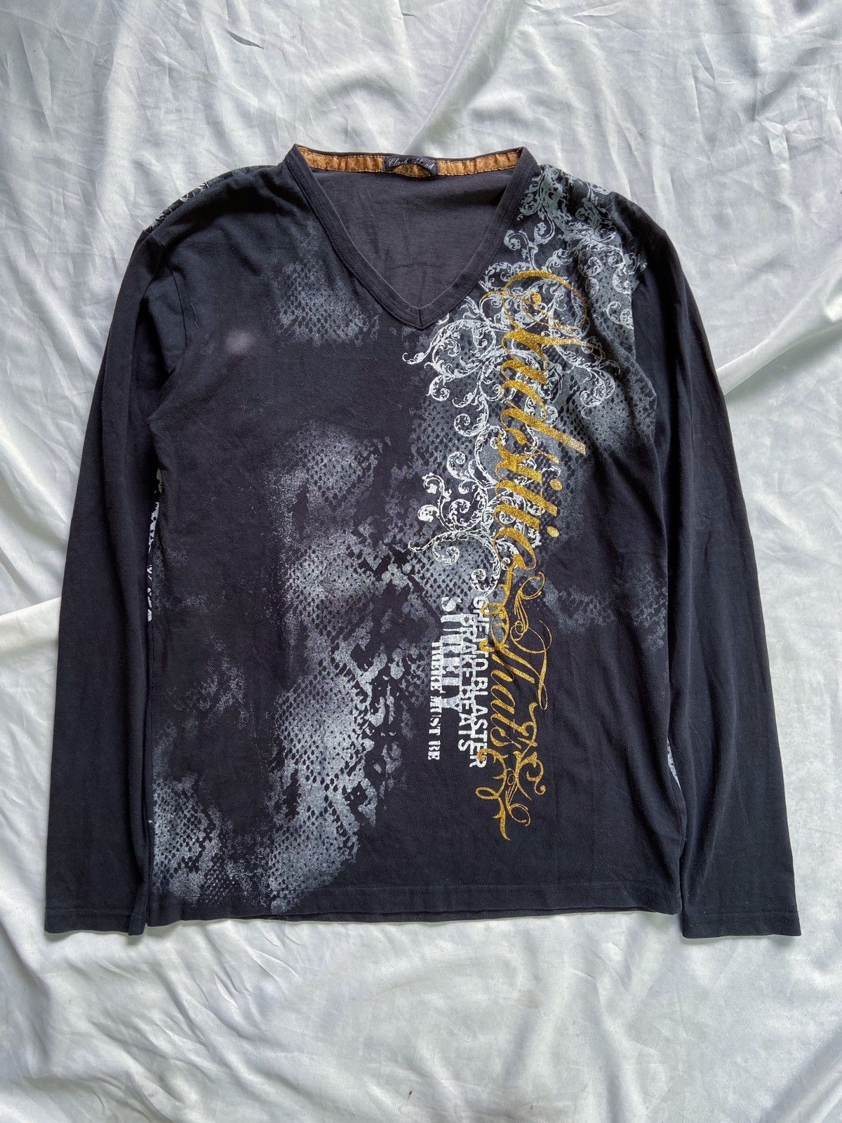 Japanese Brand GHETTO BLASTER BRAKE BEATS LONG SLEEVE Size US L / EU 52-54 / 3 - 1 Thumbnail