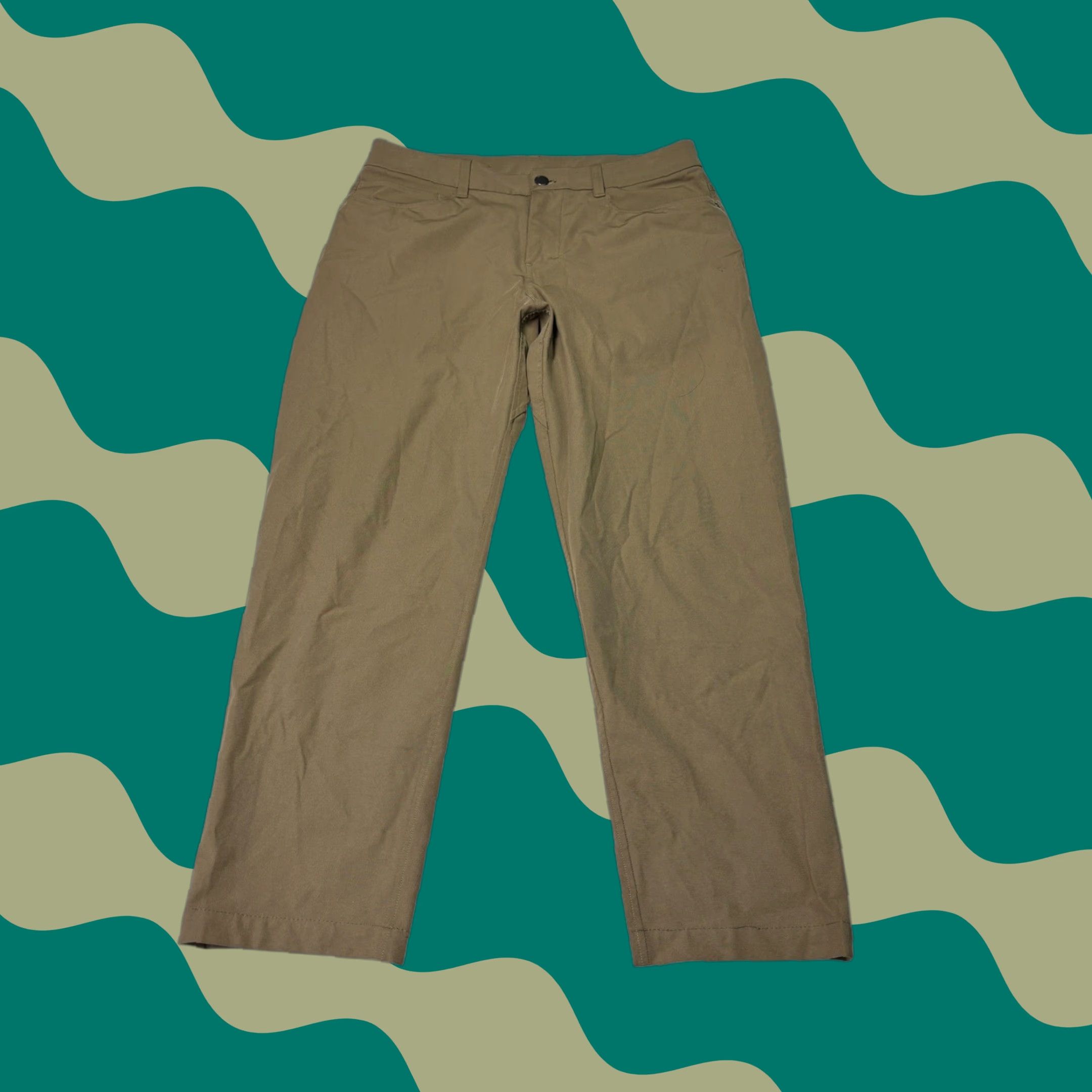 Lululemon Lululemon ABC Pant Chino 31x25 Beige 5-Pocket Classic Office Casual Size US 31 - 1 Thumbnail