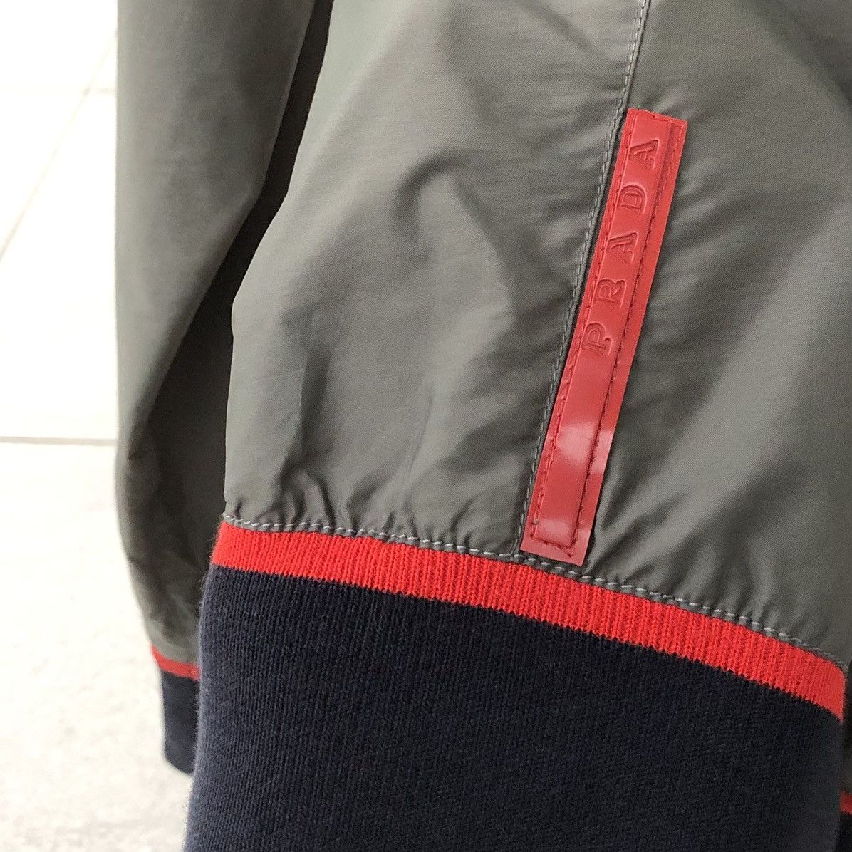 Prada Prada Sport SS00 Stash Pocket Nylon Zip Up Bomber Jacket Size US M / EU 48-50 / 2 - 8 Thumbnail
