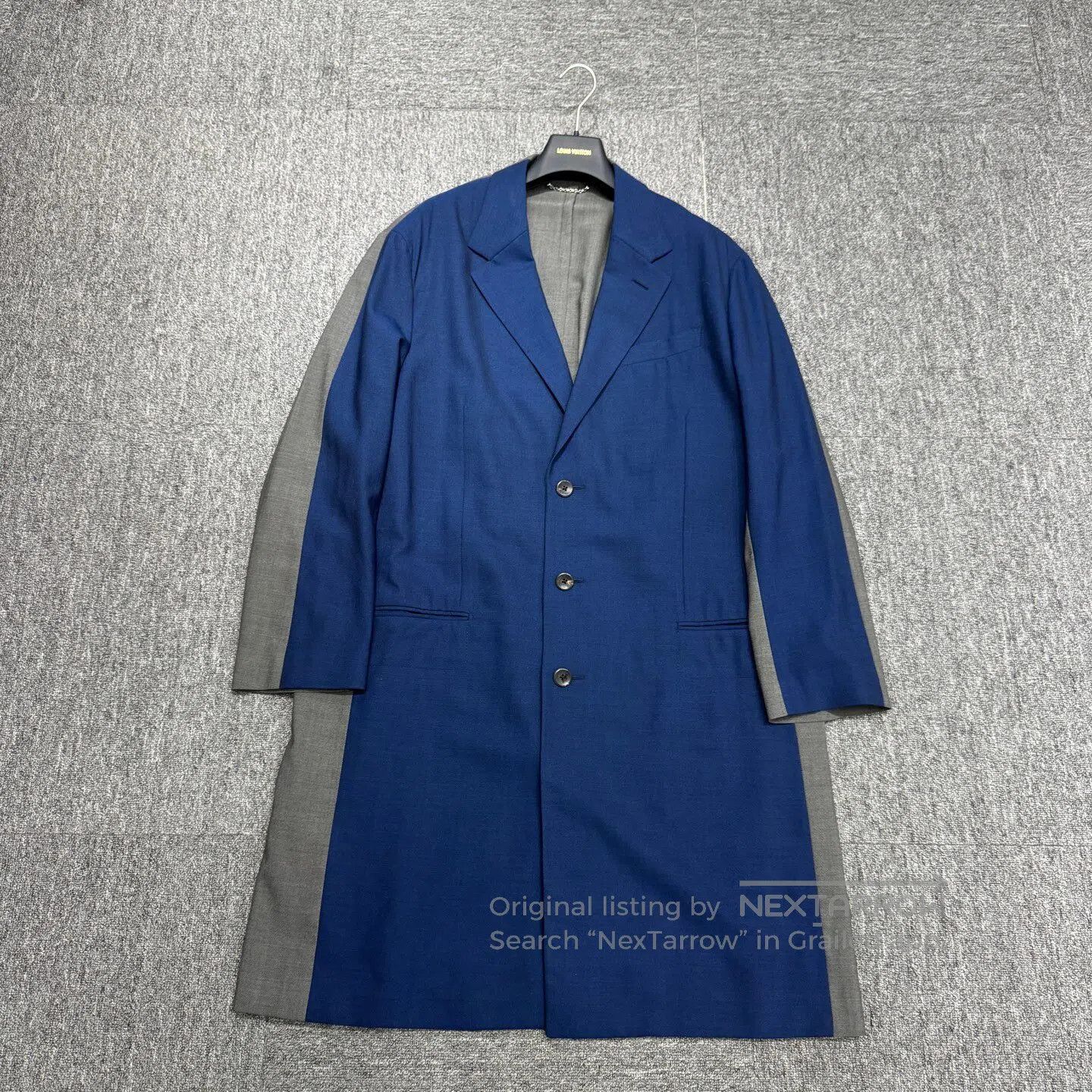 Louis Vuitton Louis Vuitton Blue-gray wool coat| Size US M / EU 48-50 / 2 - 1 Thumbnail