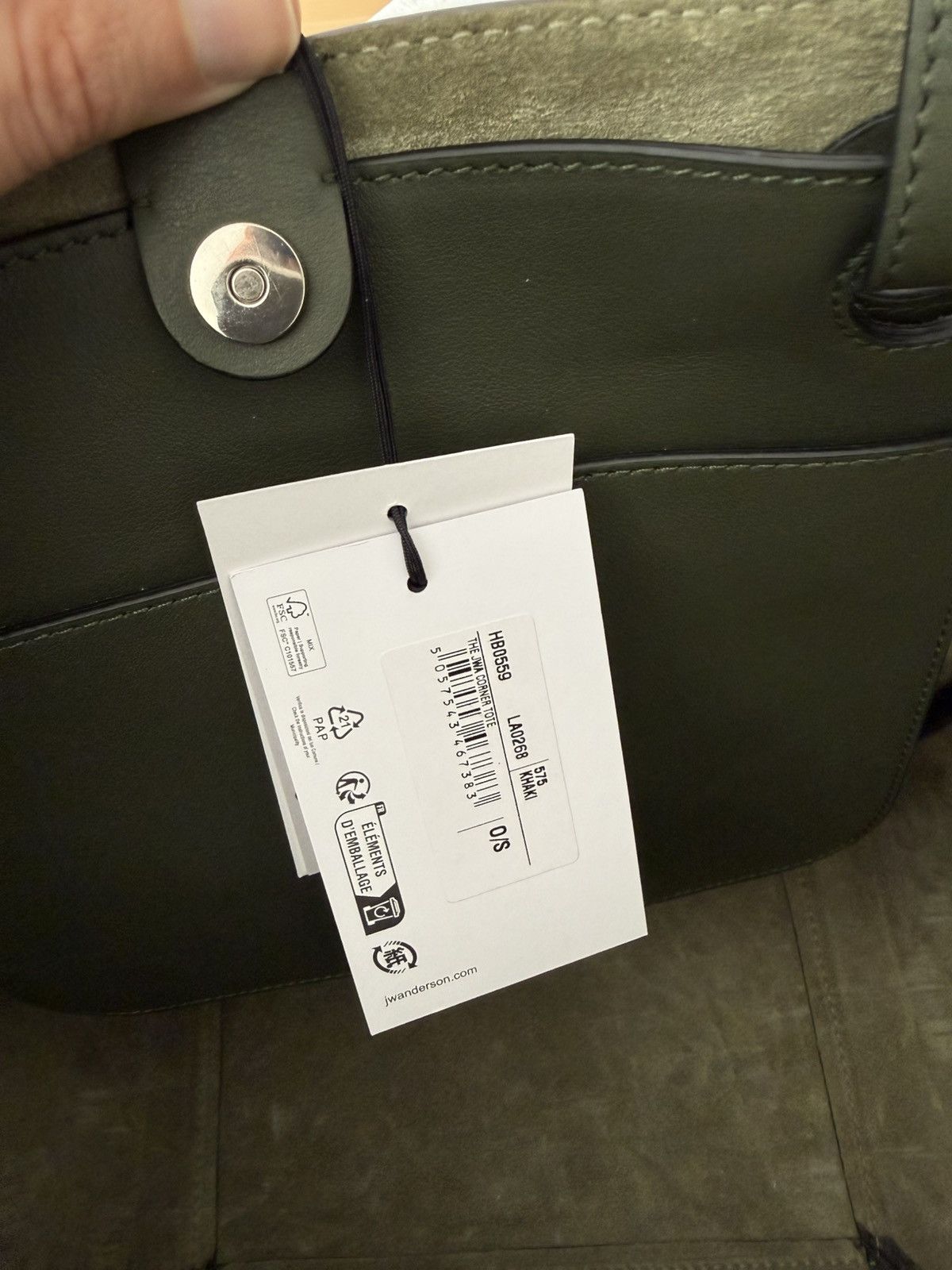 JW Anderson JW Anderson Corner Tote Bag Size ONE SIZE - 9 Thumbnail