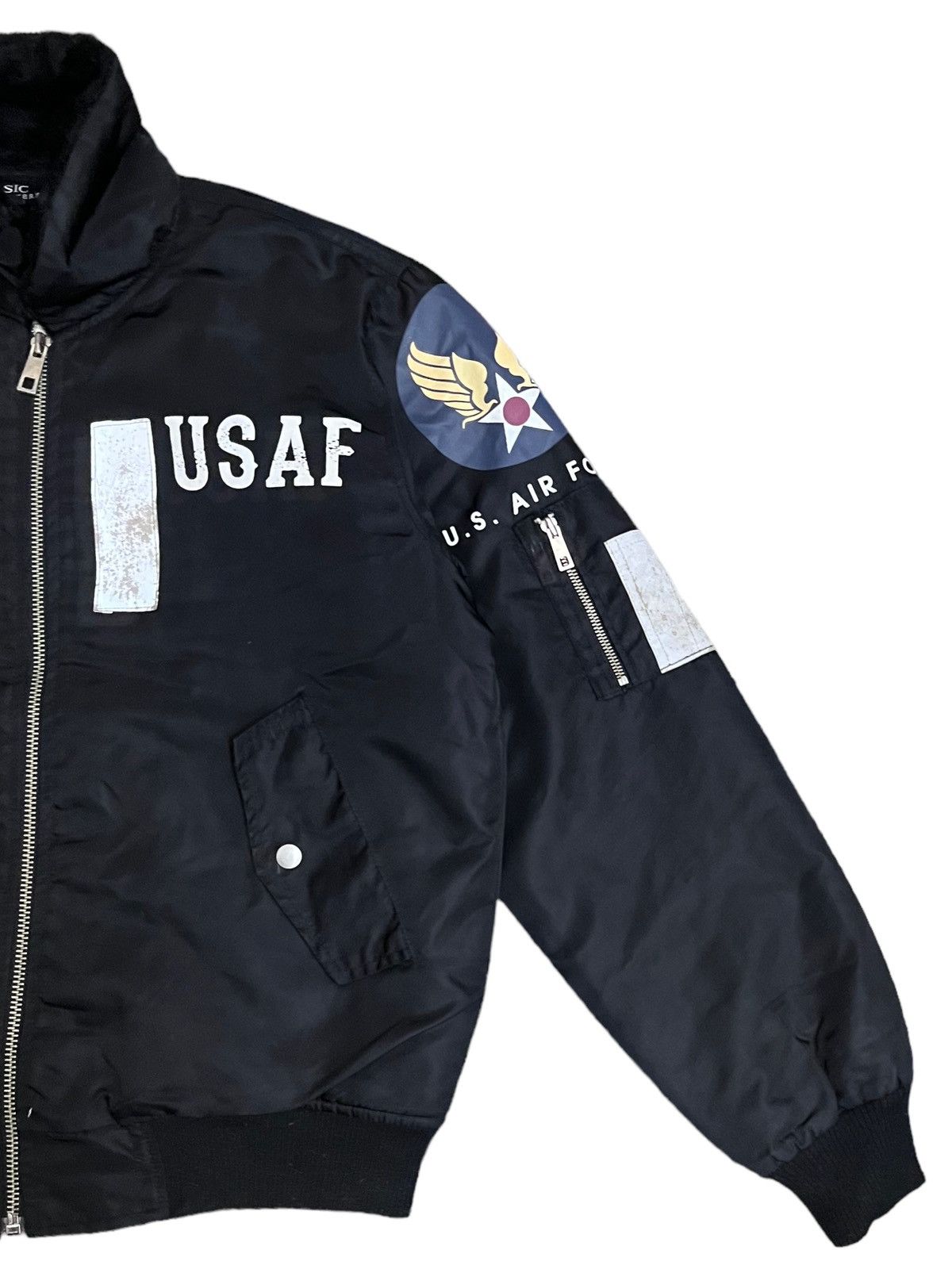 American Apparel Vintage Sic Worker USAF Military Bomber StyleJacket Size US M / EU 48-50 / 2 - 3 Thumbnail