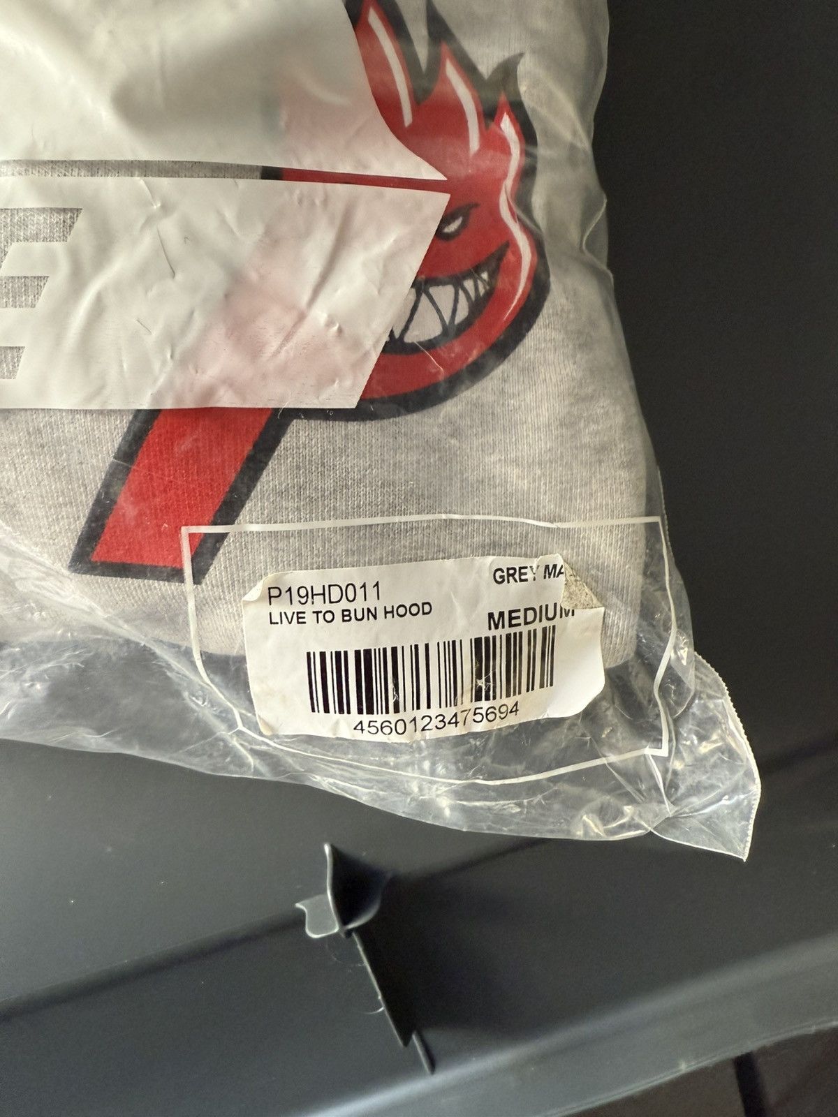 Palace × Spitfire Palace Spitfire Live to Bun Hoodie Gray size Medium Size US M / EU 48-50 / 2 - 4 Thumbnail