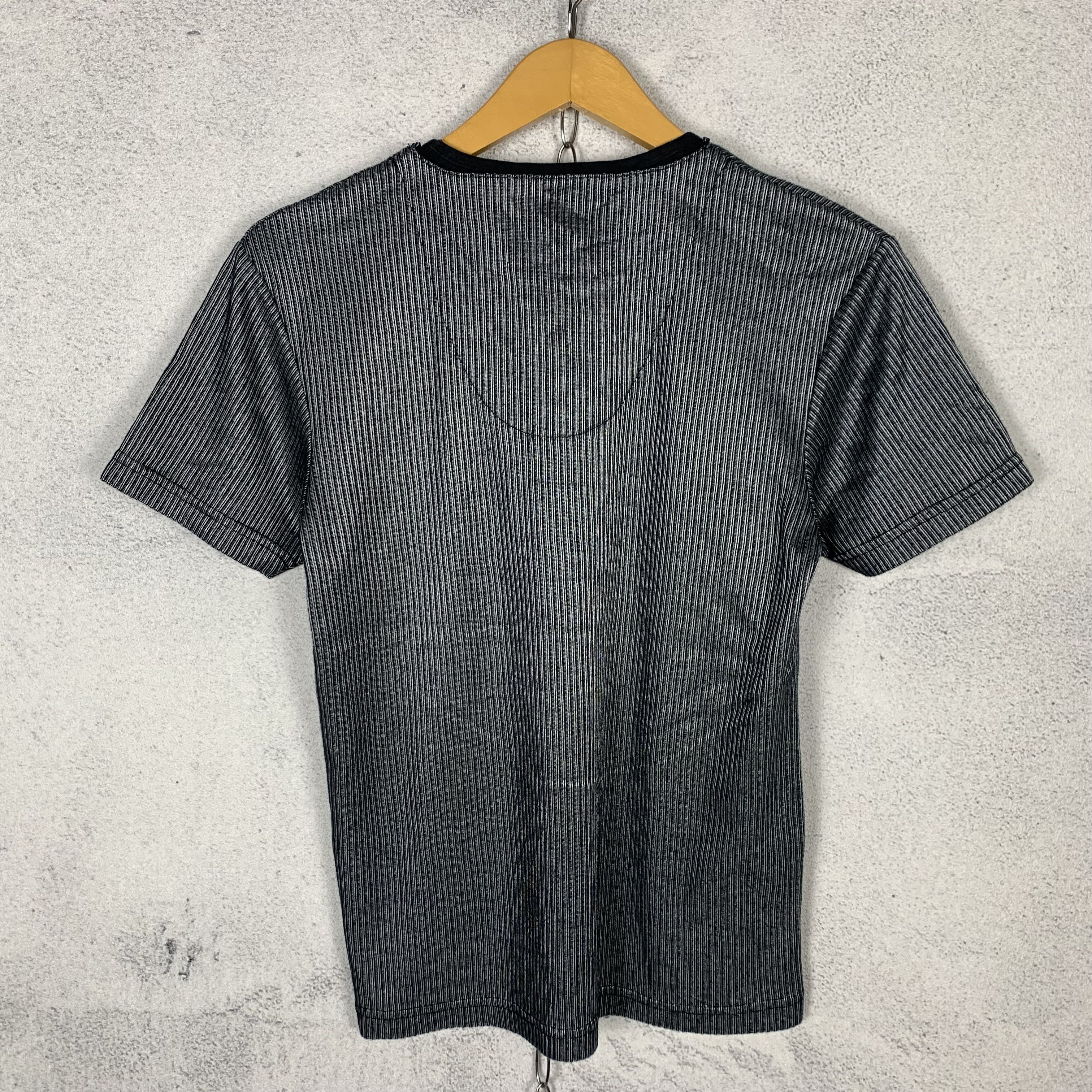 Japanese Brand Semantic Design Y2K Tshirt Japanese Brand Double Collar Zip Size US M / EU 48-50 / 2 - 2 Thumbnail