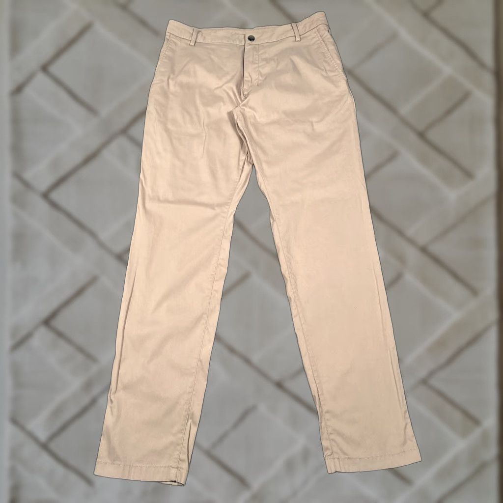 Vintage Birddogs Stretch Khakis Pants Mens 32x31 Beige Comfort Lined Casual Regular Fit Size US 32 / EU 48 - 1 Thumbnail