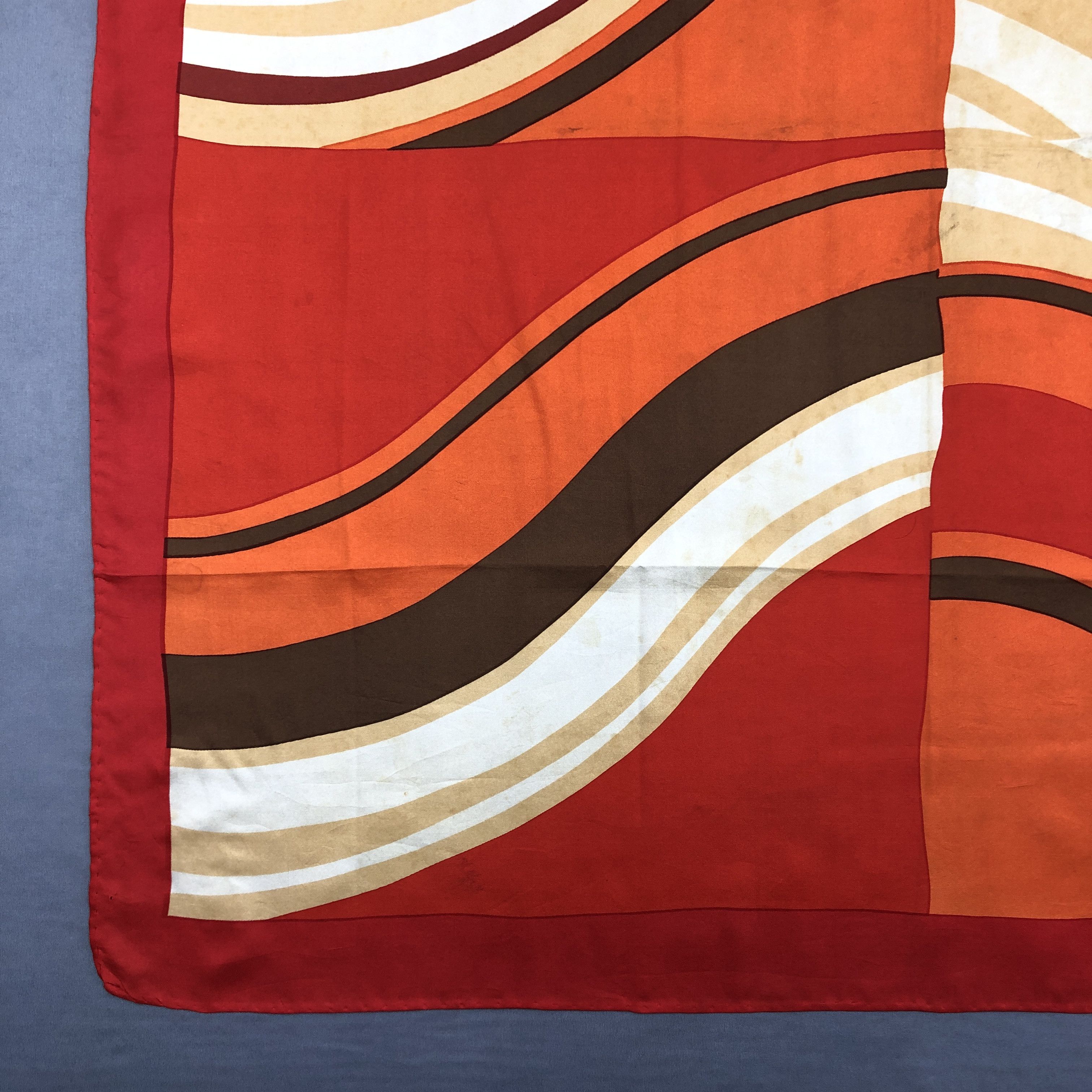 Japanese Brand Vintage SILK Scarf Twill Stole Wraps Scarves - GF60017 Size ONE SIZE - 4 Thumbnail