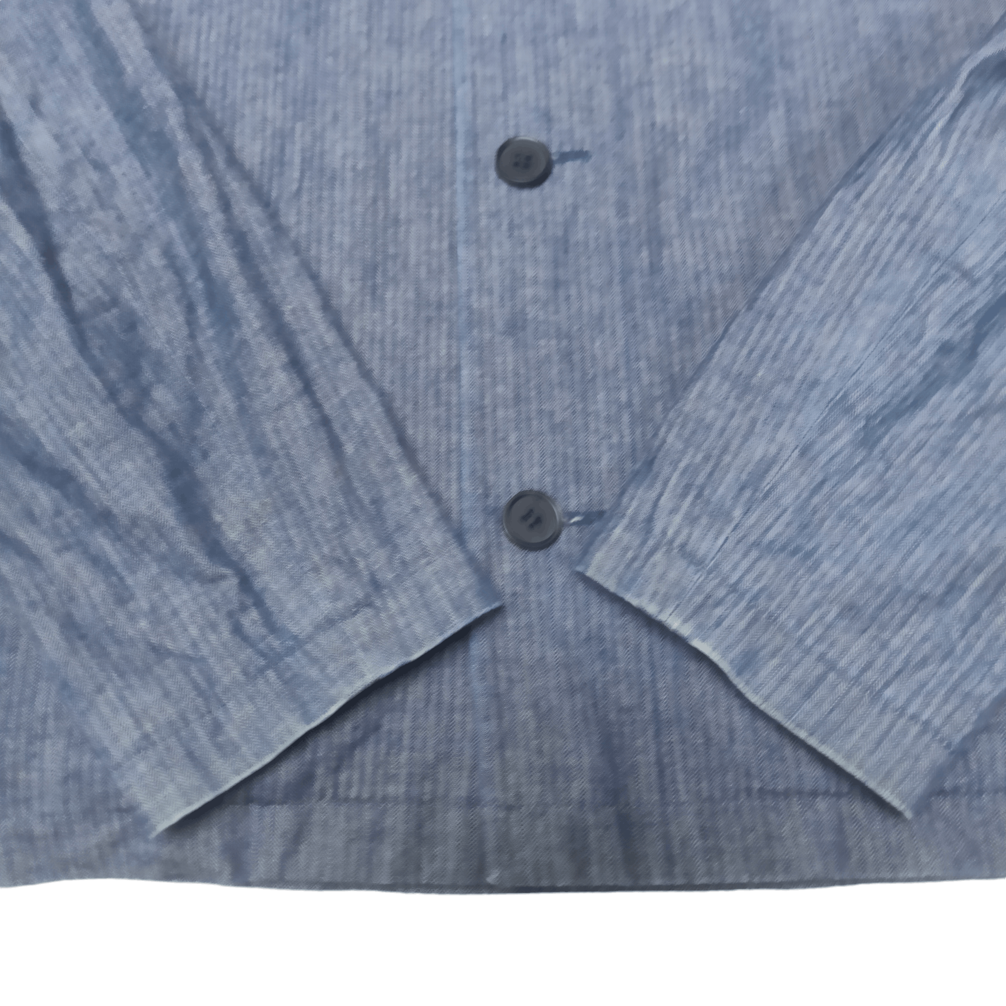 A.P.C. Jacket APC Striped Blue Jeans Hoodie Size M / US 6-8 / IT 42-44 - 4 Thumbnail