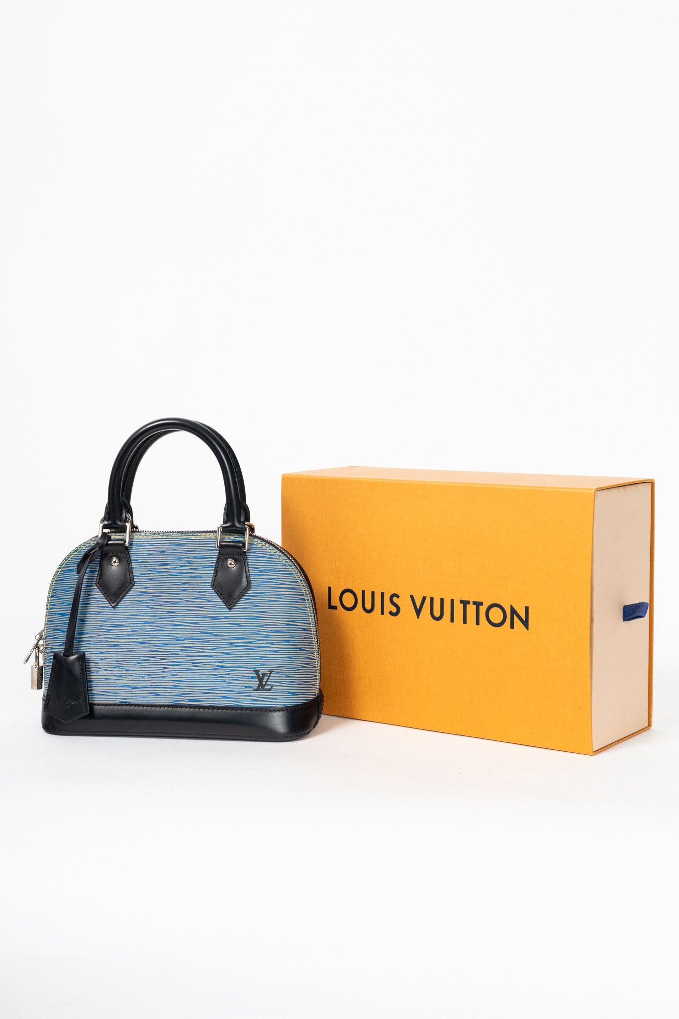 Louis Vuitton Louis Vuitton Alma BB Denim Epi Leather Tote Size ONE SIZE - 16 Thumbnail