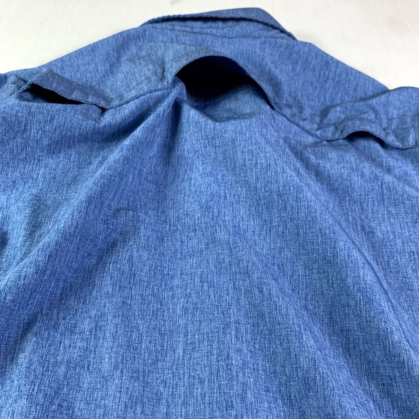 Vintage Zero ZX exposure Button-Up Shirt Mens XL Travel Series Back Vent Blue Size US XL / EU 56 / 4 - 8 Thumbnail