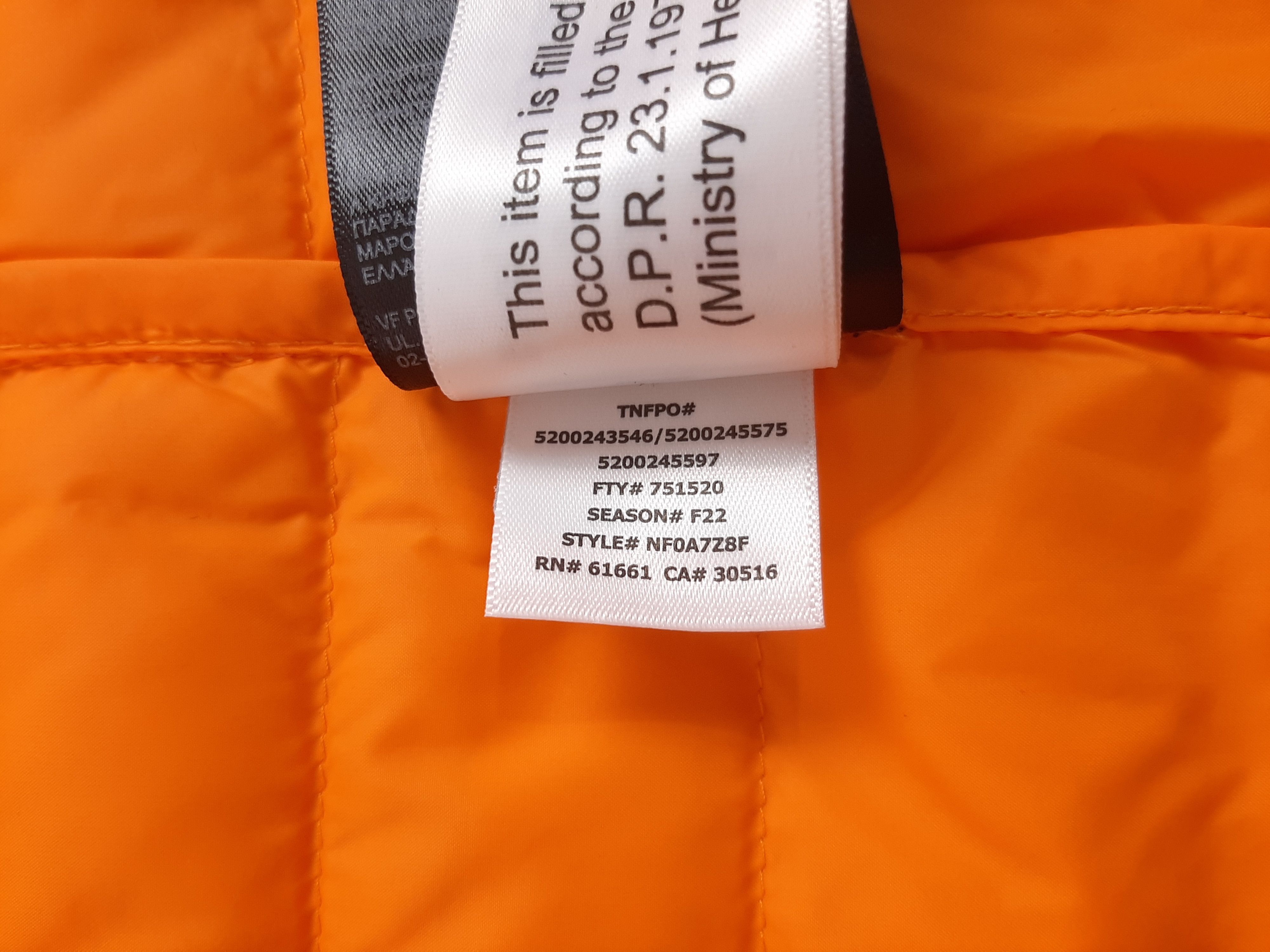 The North Face The North Face Bettaforca Jacket Orange Gray Men's Size S Size US S / EU 44-46 / 1 - 9 Thumbnail