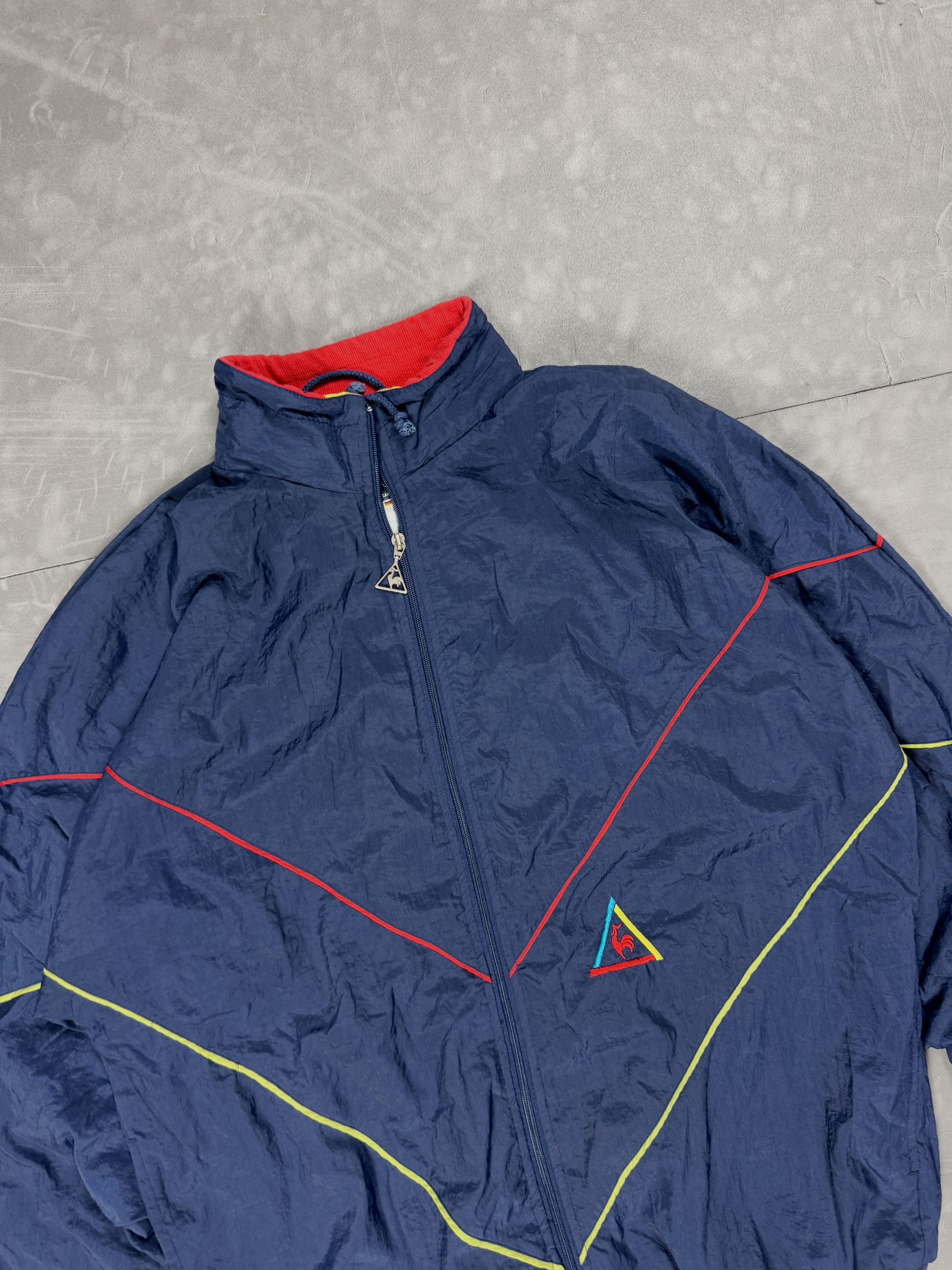 Le Coq Sportif × Vintage Le Coq Sportif windbreaker jacket boxy vintage retro 90s y2k Size US L / EU 52-54 / 3 - 3 Thumbnail