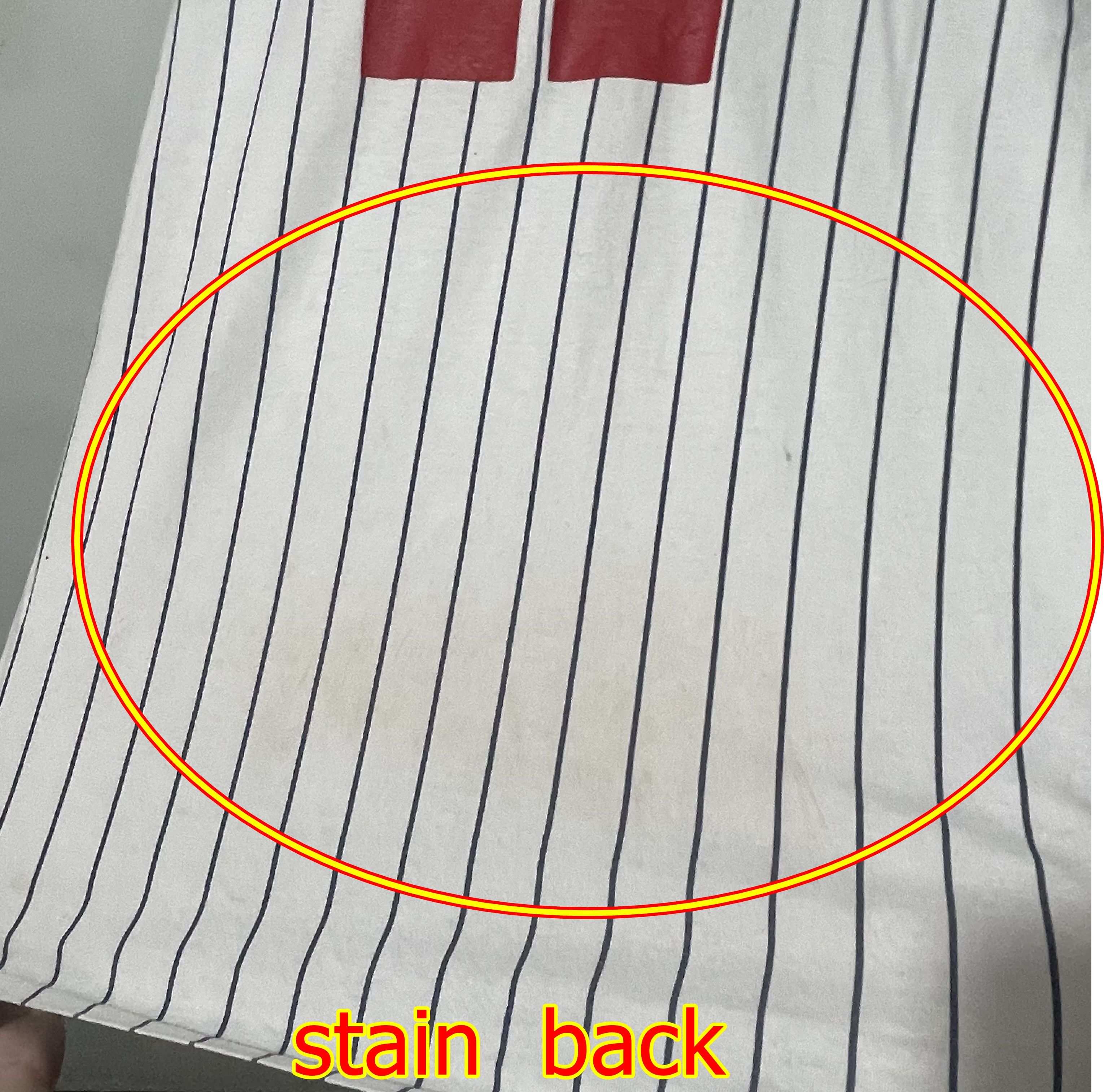 MLB Vintage Minnesota Twins Pinstripe V-Neck T-Shirt Size US L / EU 52-54 / 3 - 15 Thumbnail