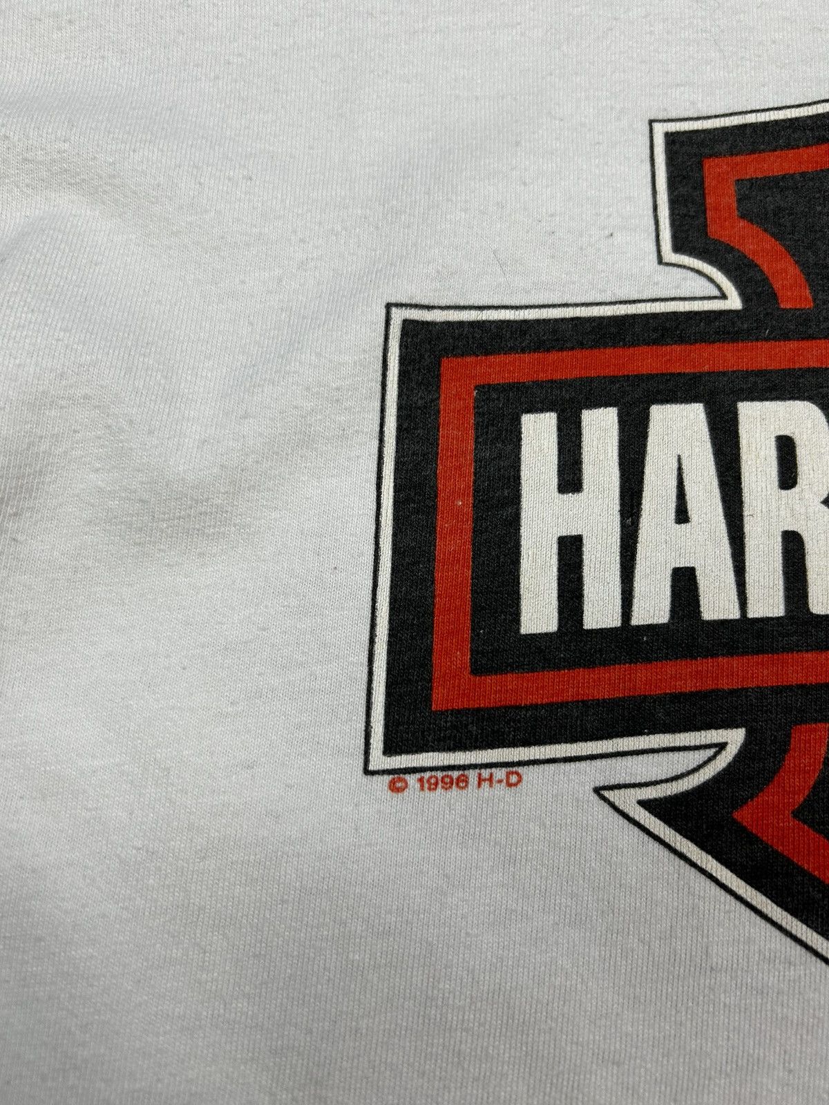 Harley Davidson × Vintage Vintage Harley Davidson 90s Motorcycles T-shirt Size L Size US L / EU 52-54 / 3 - 3 Thumbnail
