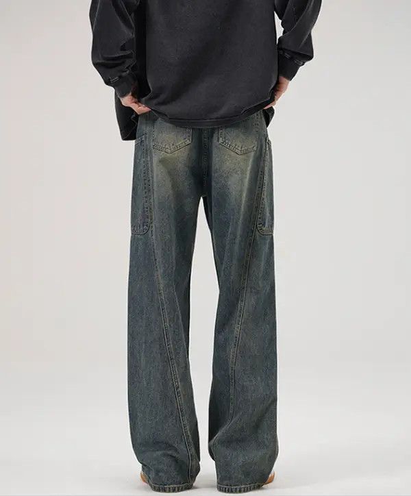 Japanese Brand Madoka x Yoko Men's retro multi-pocket cleanfit cargo jeans Size US 32 / EU 48 - 6 Thumbnail