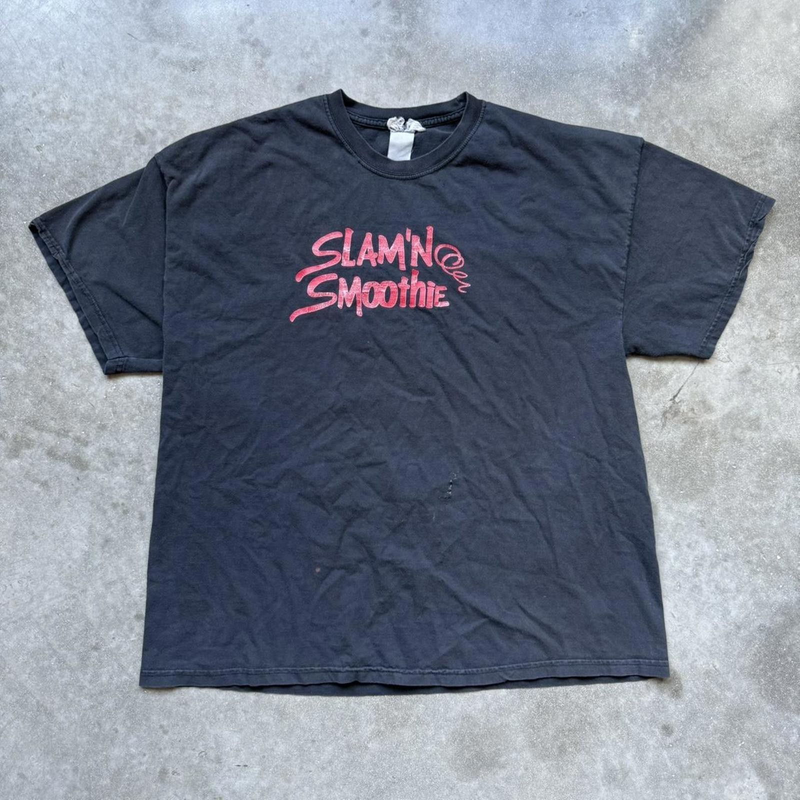 Other Slamin’ Smoothie “Get Juiced” Faded Graphic T-Shirt Size US XL / EU 56 / 4 - 1 Thumbnail