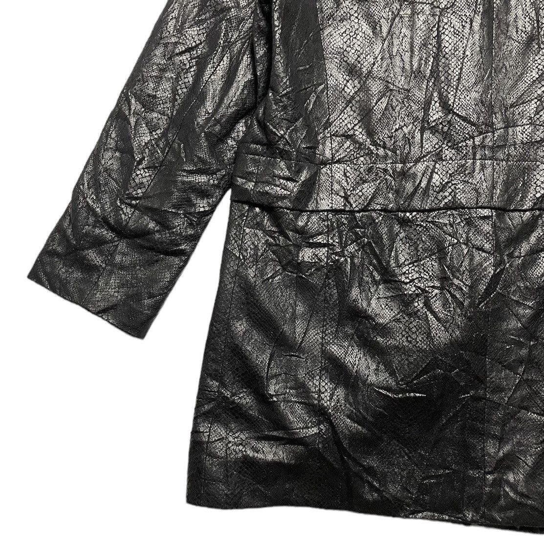 If Six Was Nine 🇯🇵 PETILLANTE SNAKE SKIN BUTTON UP LONG JACKET Size US L / EU 52-54 / 3 - 7 Thumbnail