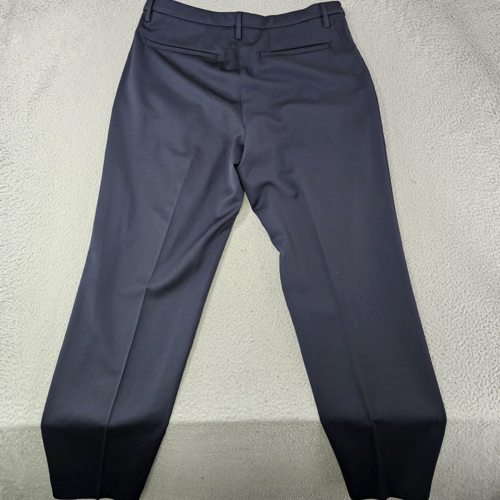 Barena Barena Venezia Dress Pants Mens 34 Navy Pleated Cuffed Slacks Tailored Side Tabs Size US 34 / EU 50 - 7 Thumbnail