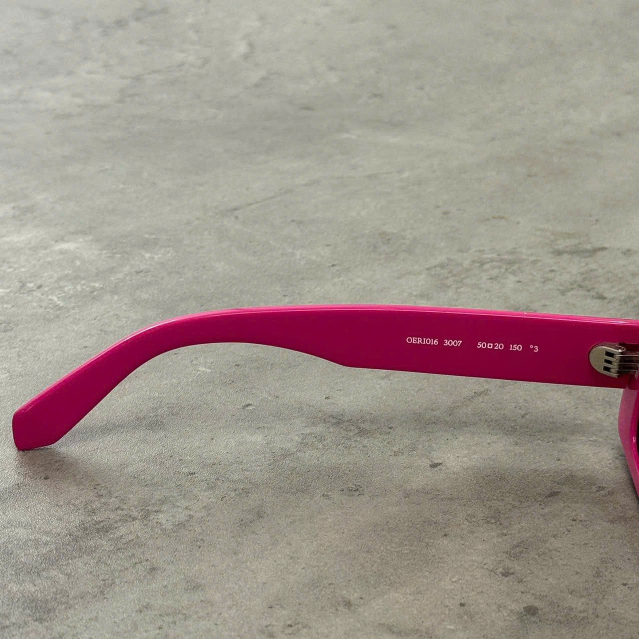 Off-White OFF WHITE Arthur Rectangle-Frame Sunglasses PINK Size ONE SIZE - 5 Thumbnail