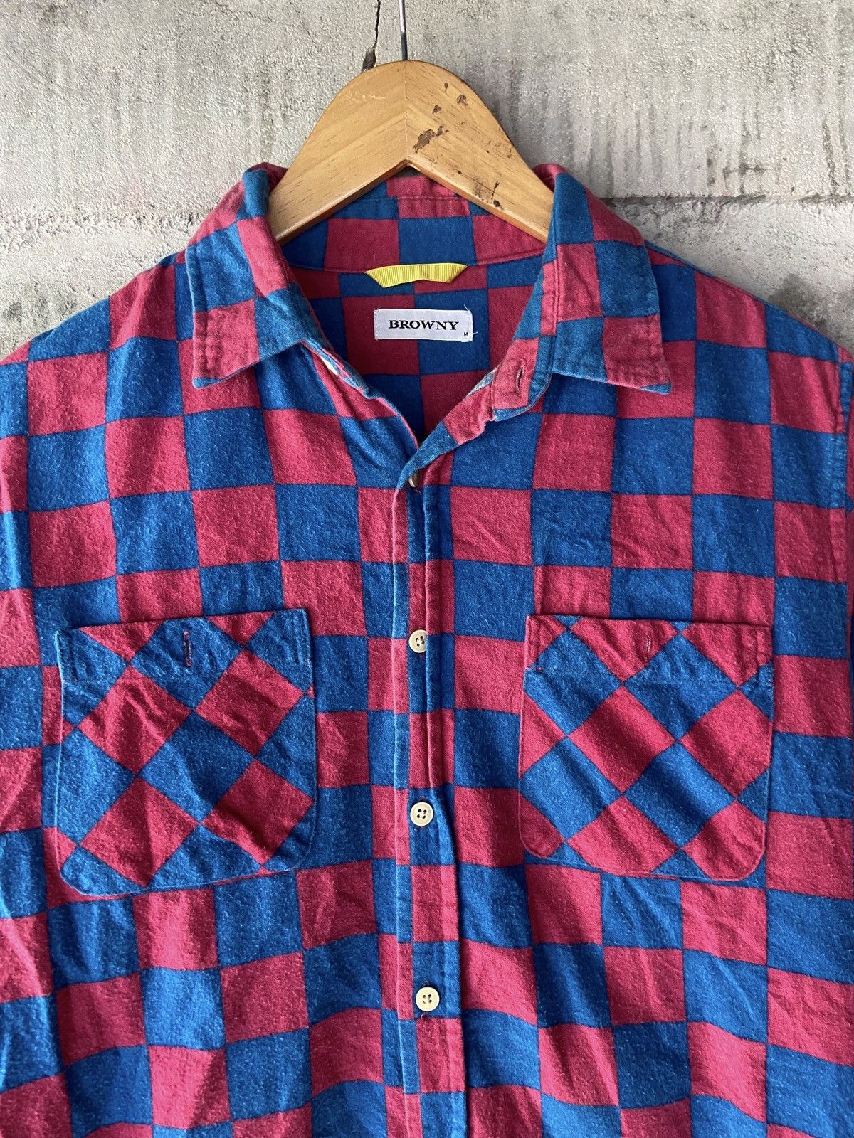 Japanese Brand BROWNY PLAID BUTTON DOWN SHIRT Size US M / EU 48-50 / 2 - 8 Thumbnail