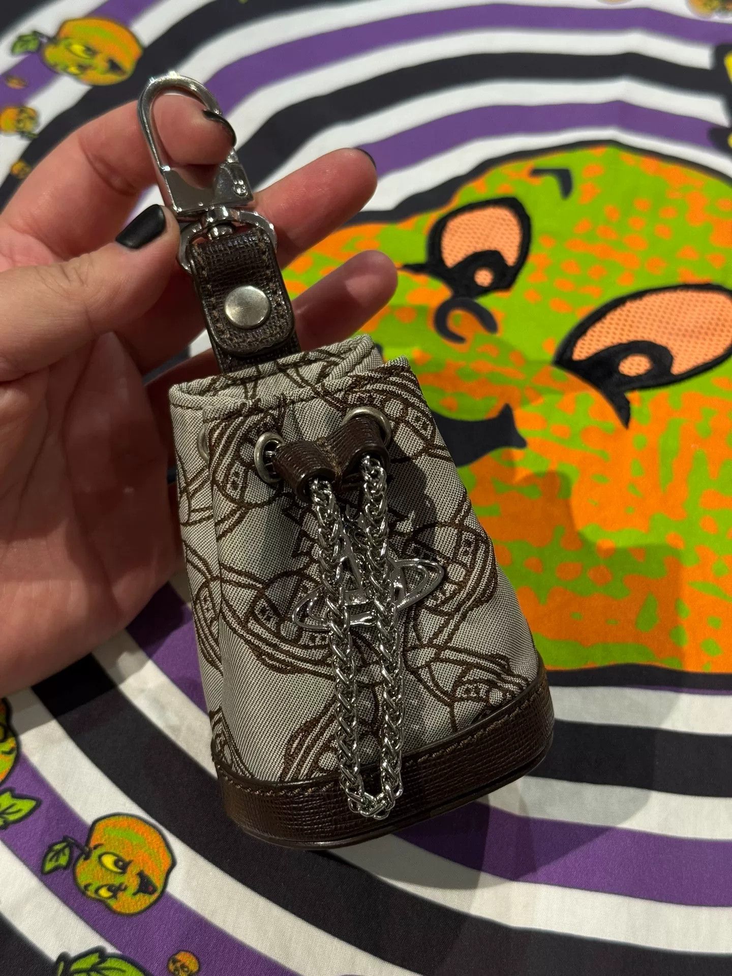 Vivienne Westwood Vivienne Westwood Earphone Bag with Chain Size ONE SIZE - 1 Thumbnail