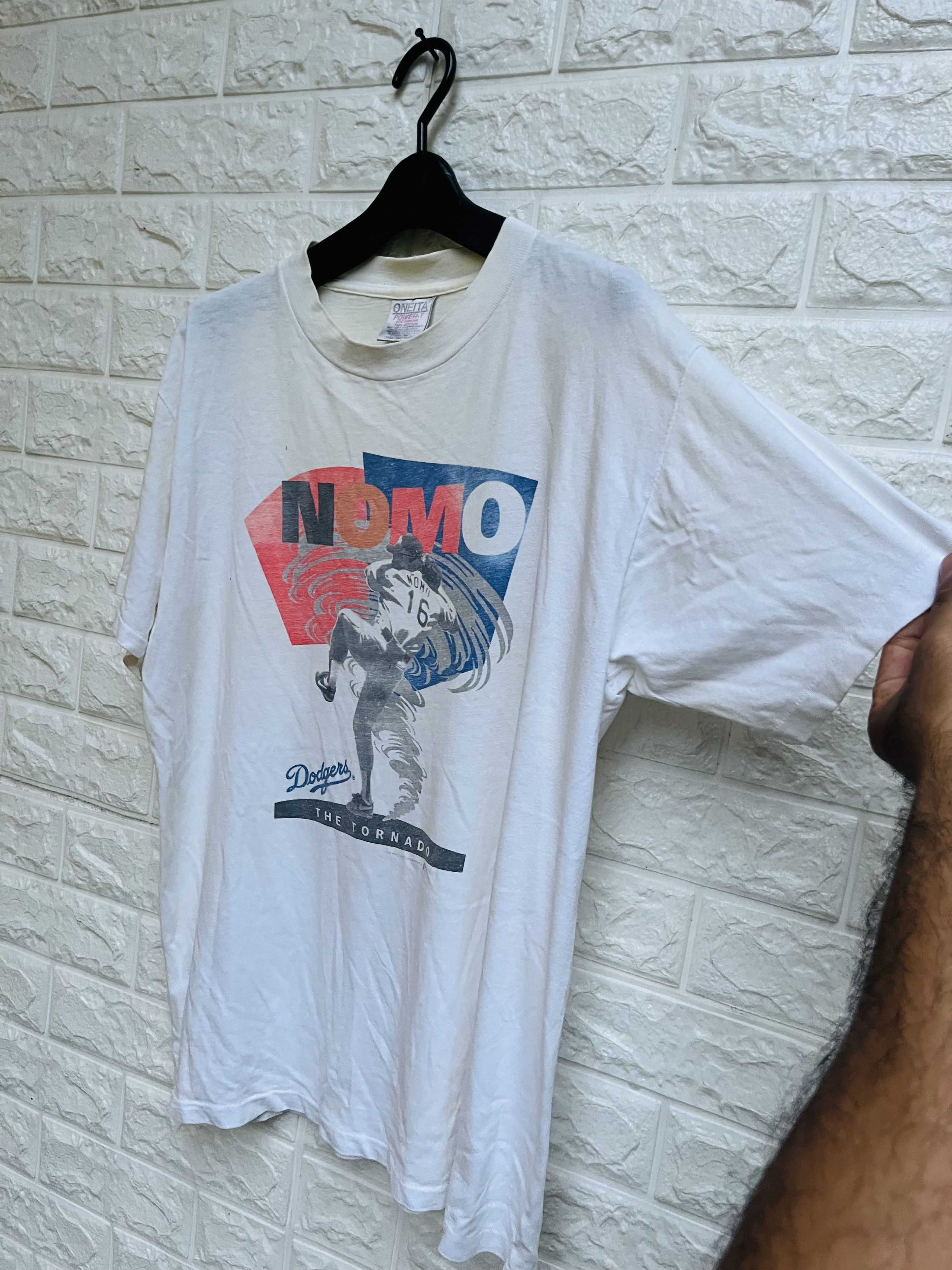 Japanese Brand Vintage Nomo The Tornado Dodgers Designer Fashion Style Size US L / EU 52-54 / 3 - 6 Thumbnail