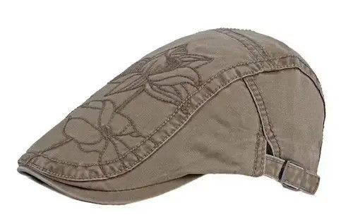 High Sport × Japanese Brand Y2k embroidery lotus berets hat cap beanie Size ONE SIZE - 3 Thumbnail