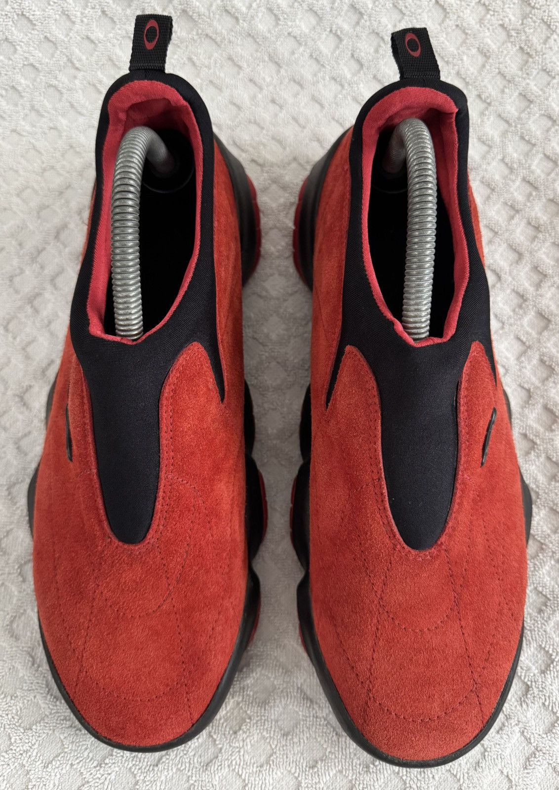Oakley Vintage Y2K Oakley Flesh Shoes Red Suede Size 9 Bottlecap Size US 9 / EU 42 - 12 Thumbnail