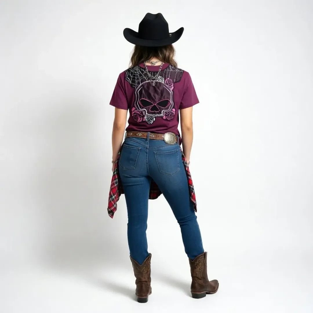 Harley Davidson Harley Davidson Semi-Backless Baby Tee Size M / US 6-8 / IT 42-44 - 2 Thumbnail