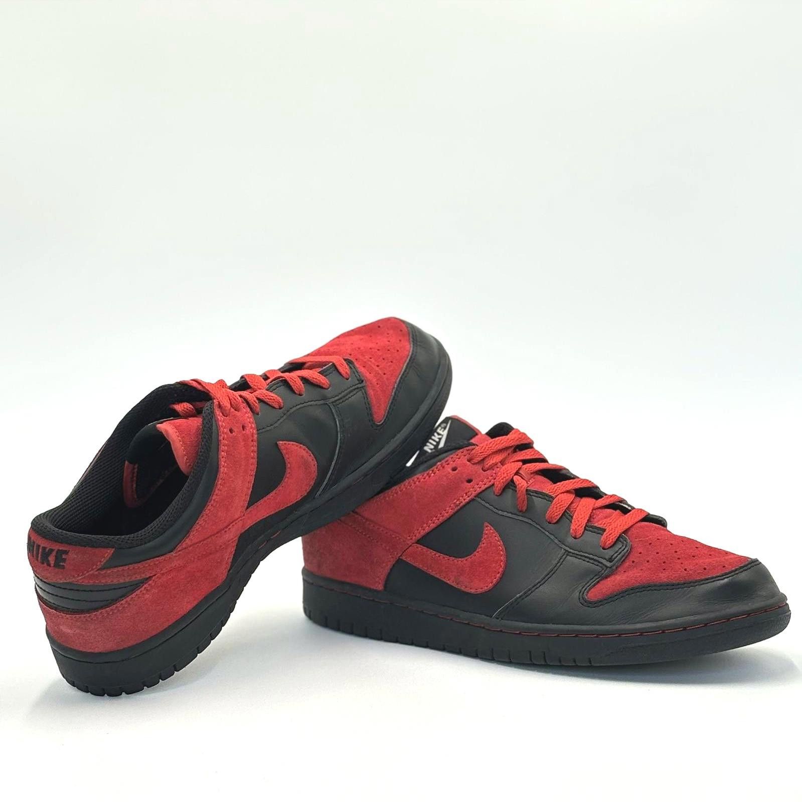 Nike Nike Dunk Low black / red Size US 12 / EU 45 - 2 Thumbnail