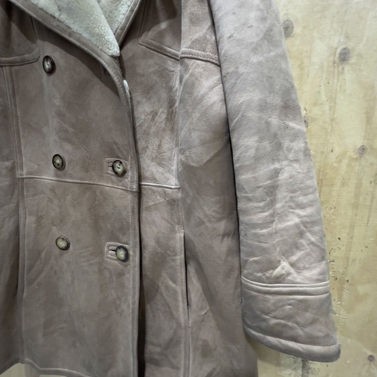 Vintage Sheepskin Leather Long Jacket Size S / US 4 / IT 40 - 5 Thumbnail