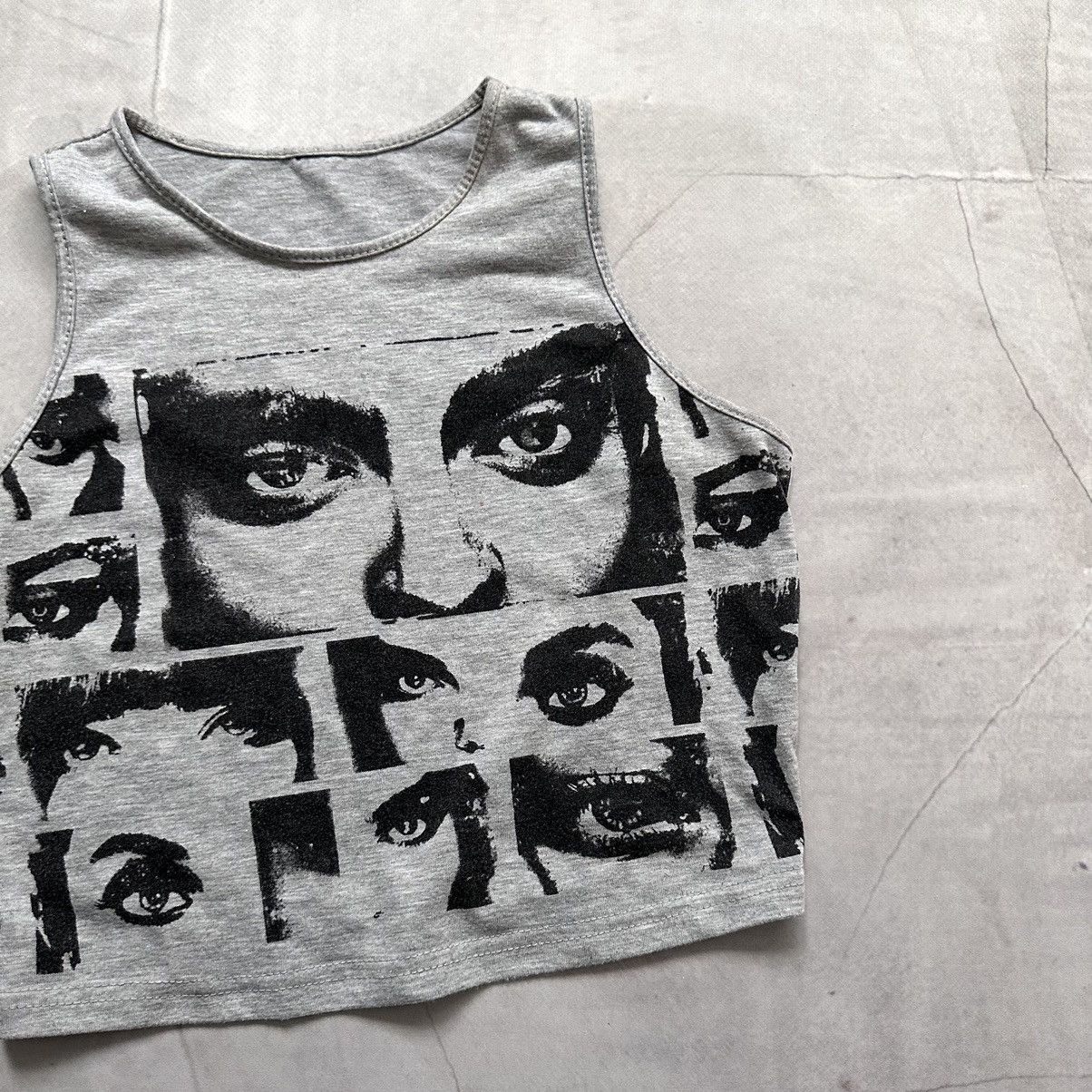 20471120 × Hysteric Glamour × Japanese Brand Y2K Eyes Japan Tank Top Hysteric Glamour Cop Copine Vibe Size S / US 4 / IT 40 - 2 Thumbnail