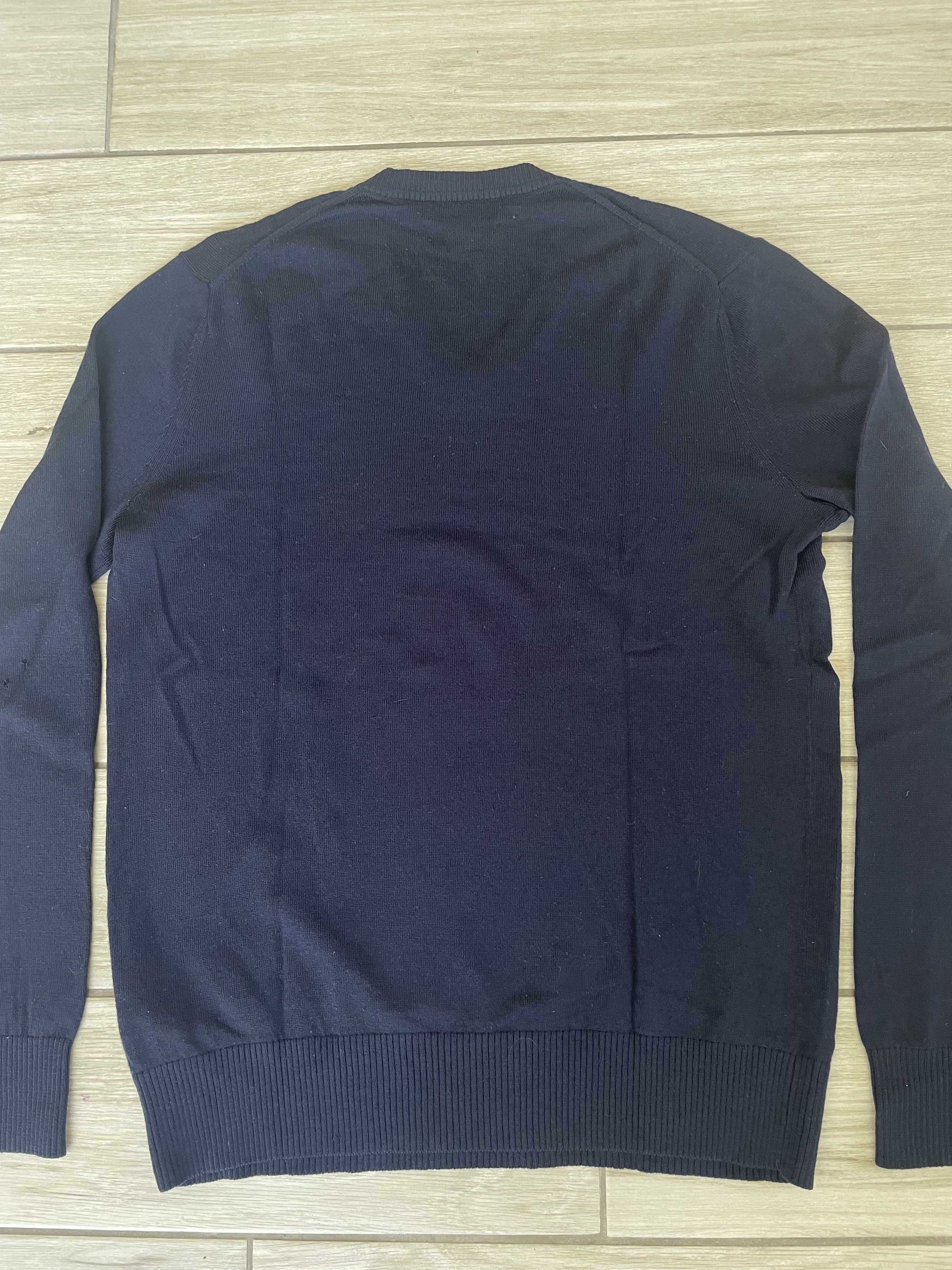 Banana Republic Banana Republic V Neck Sweater Large Blue merino wool Size US L / EU 52-54 / 3 - 5 Thumbnail