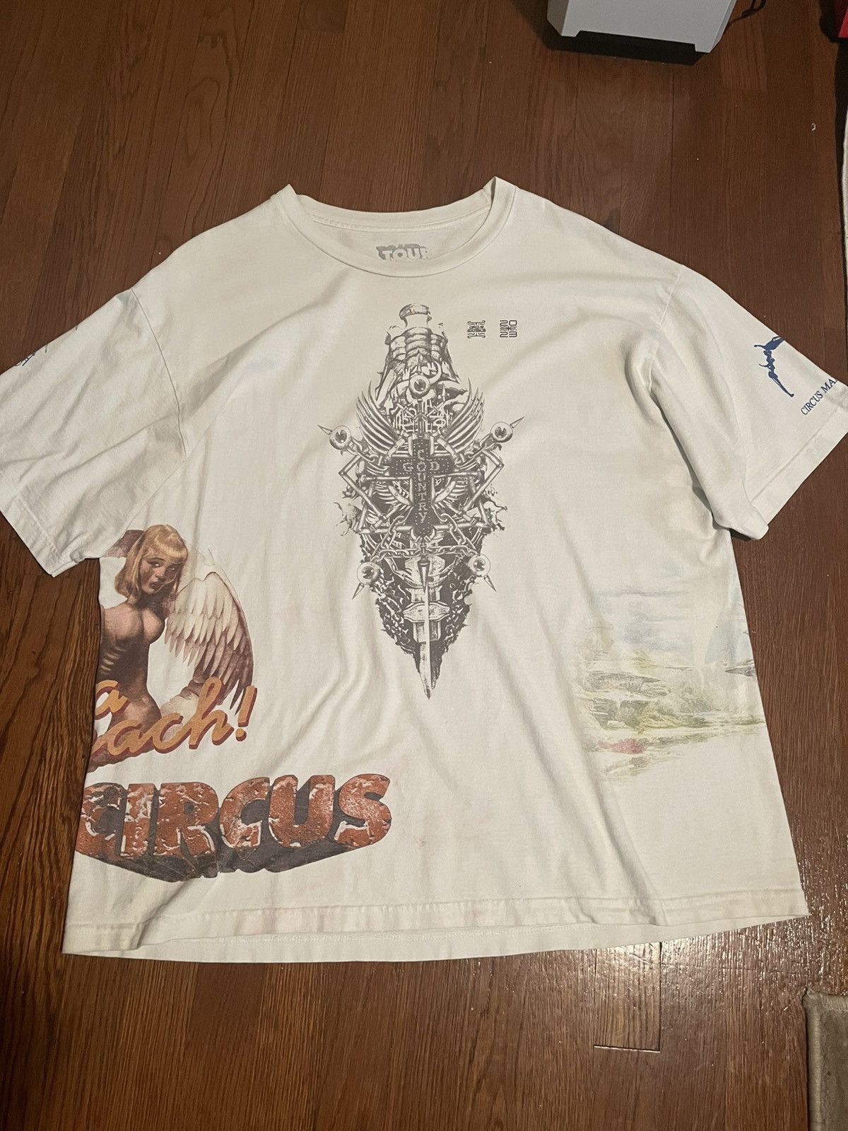Travis Scott Travis Scott Tour Tee Size US XXL / EU 58 / 5 - 1 Thumbnail