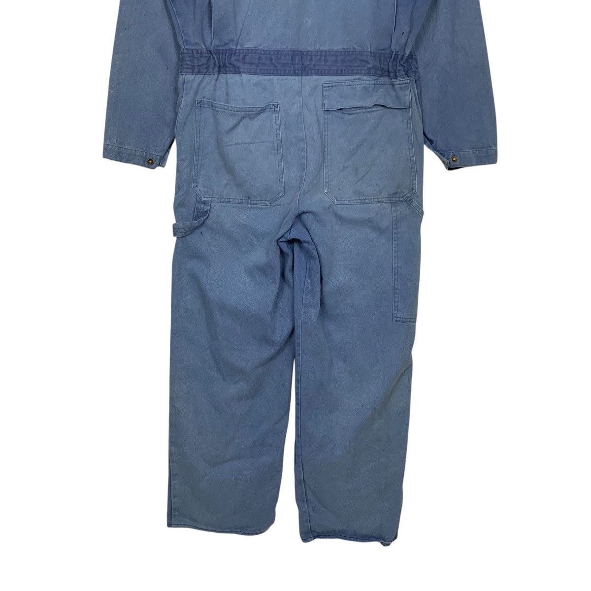 Vintage 90s WENAAS Faded Blue Workwear Carpenter Coverall #2816-C127 Size US 34 / EU 50 - 15 Thumbnail