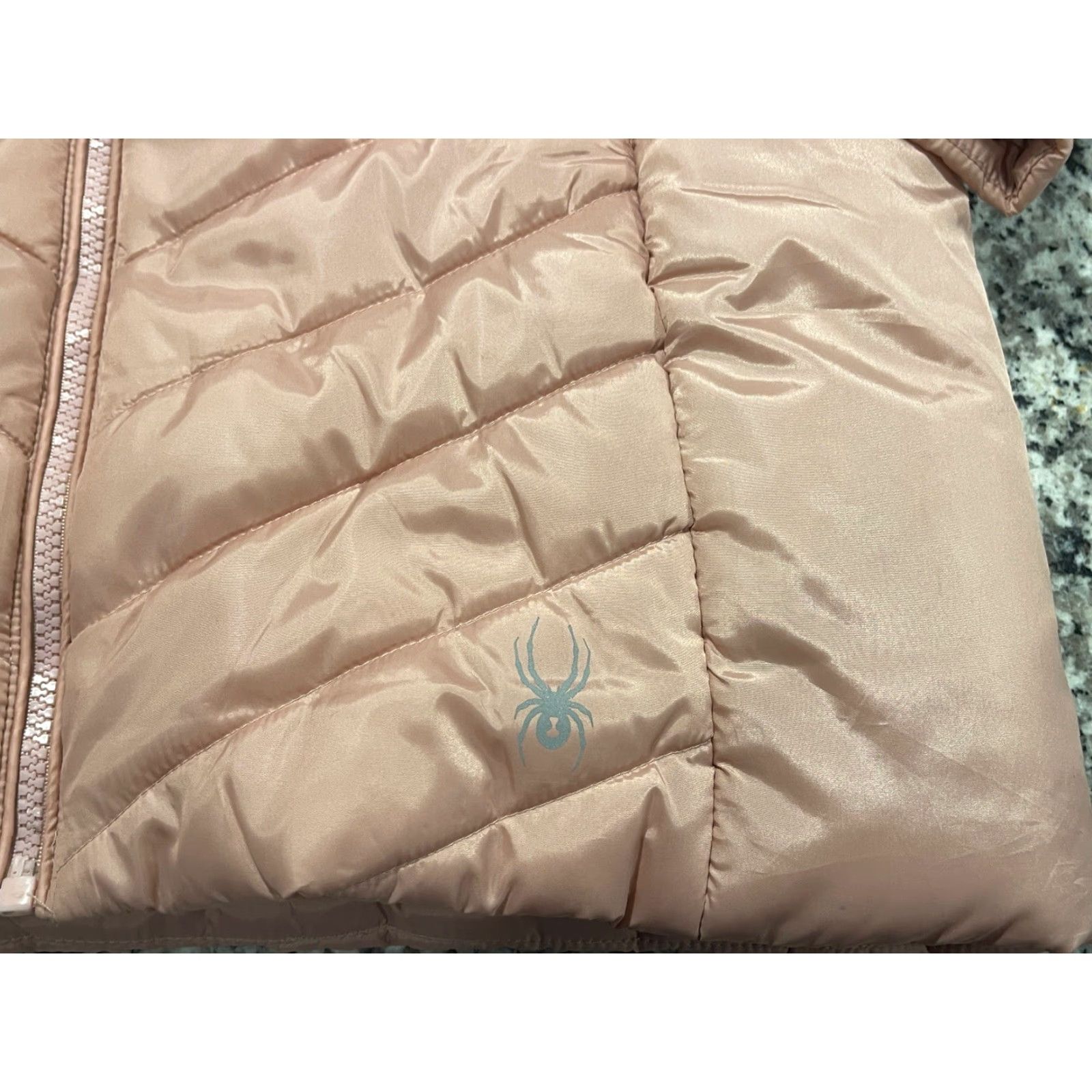 Spyder Spyder Boundless Weight Puffer Jacket Women Long Coat XL Pink 16 Winter Ski Outdoor Gorpcore, Zip Pocket Repair Needed Size XL / US 12-14 / IT 48-50 - 2 Thumbnail