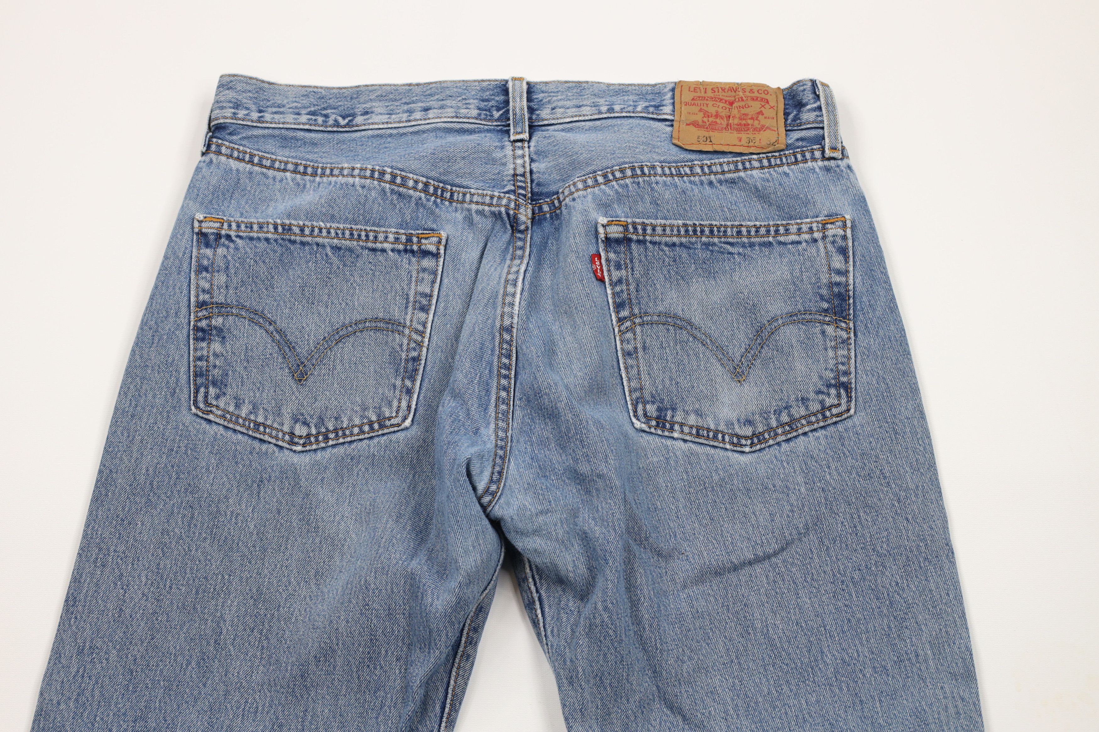 Levi's × Vintage Vintage Y2K 2003 Levis 501xx Original Fit Button Fly Jeans Size US 36 / EU 52 - 11 Thumbnail