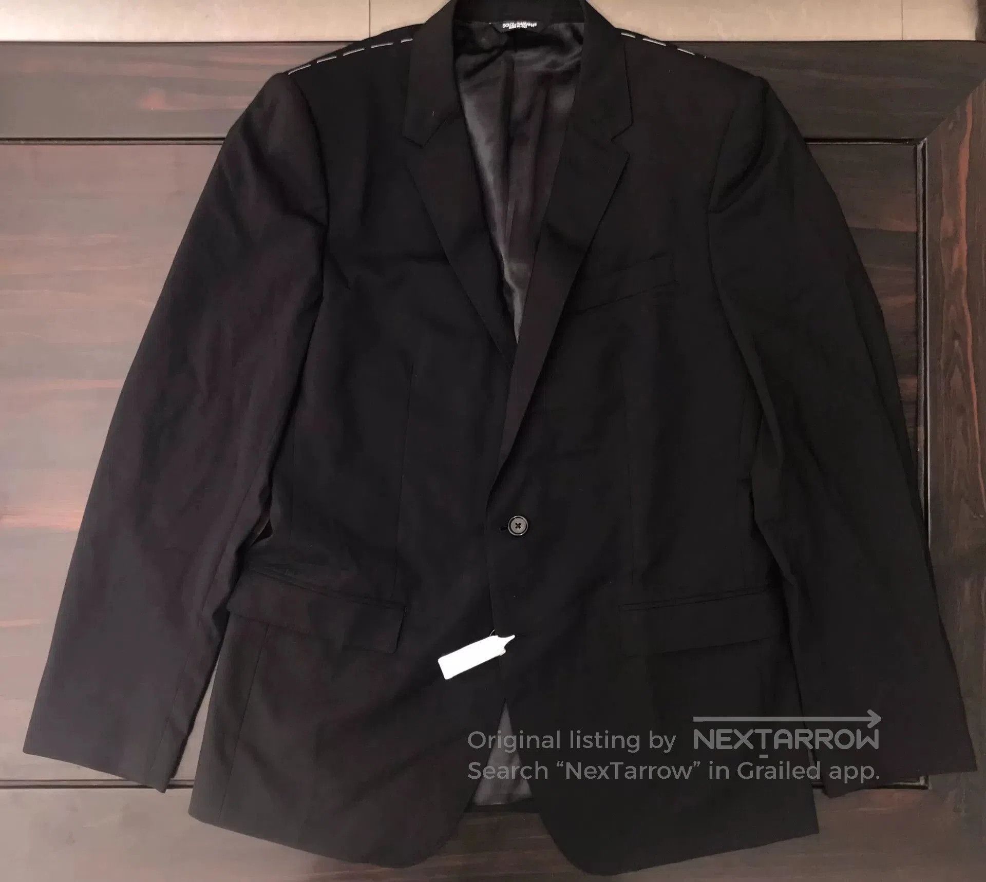 Dolce & Gabbana luxury black wool suit by dolce gabbana. Size US L / EU 52-54 / 3 - 2 Thumbnail