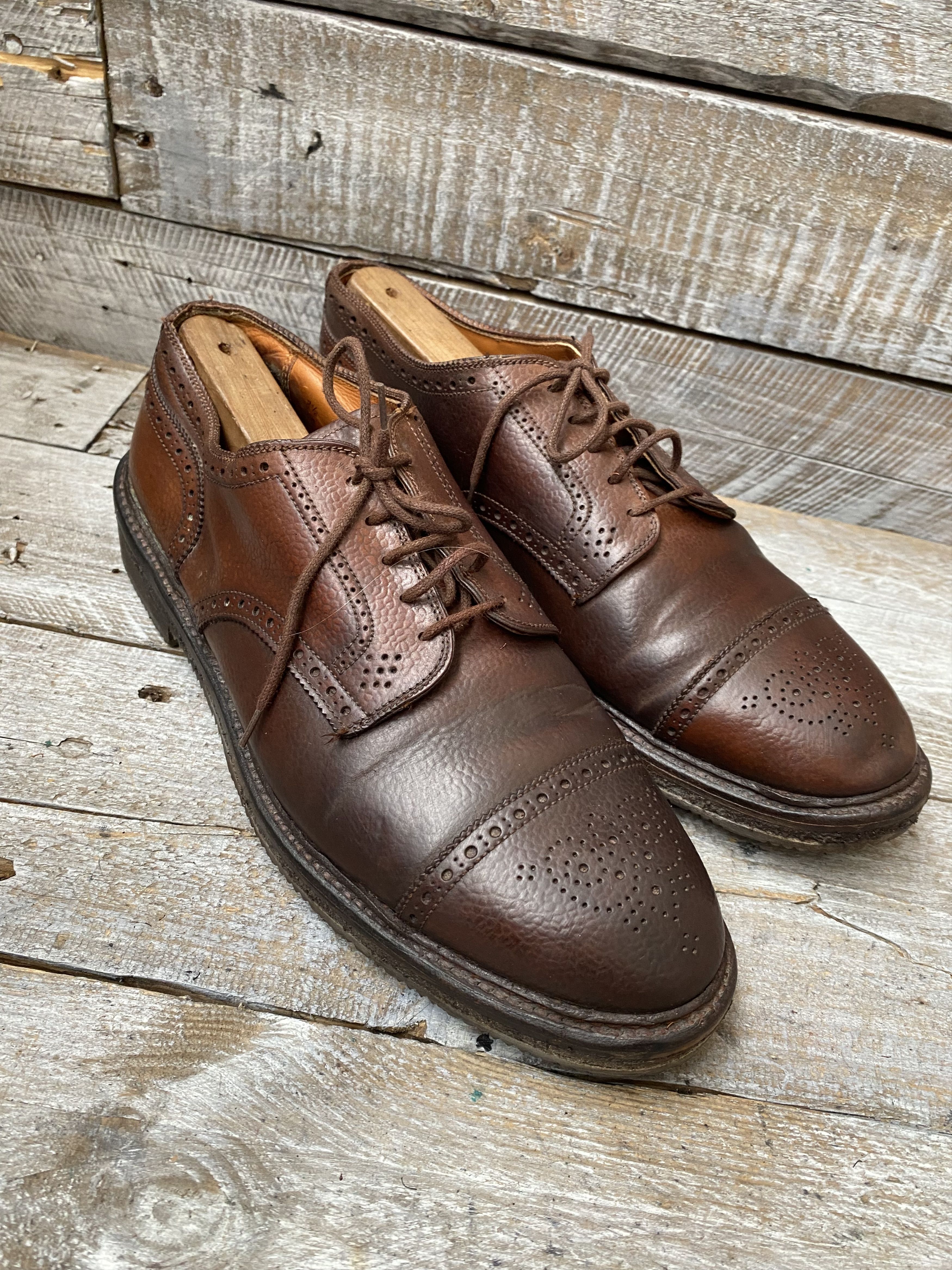 Alden Alden cap-toe oxford shell cordovan shoes Size US 8.5 / EU 41-42 - 9 Thumbnail
