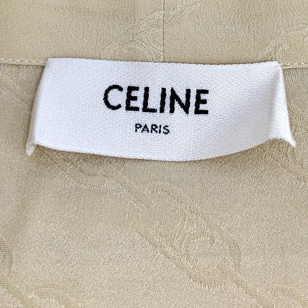 Celine Celine Triomphe Lock All Over Print Short Sleeve Shirt K26WX Size M / US 6-8 / IT 42-44 - 6 Thumbnail