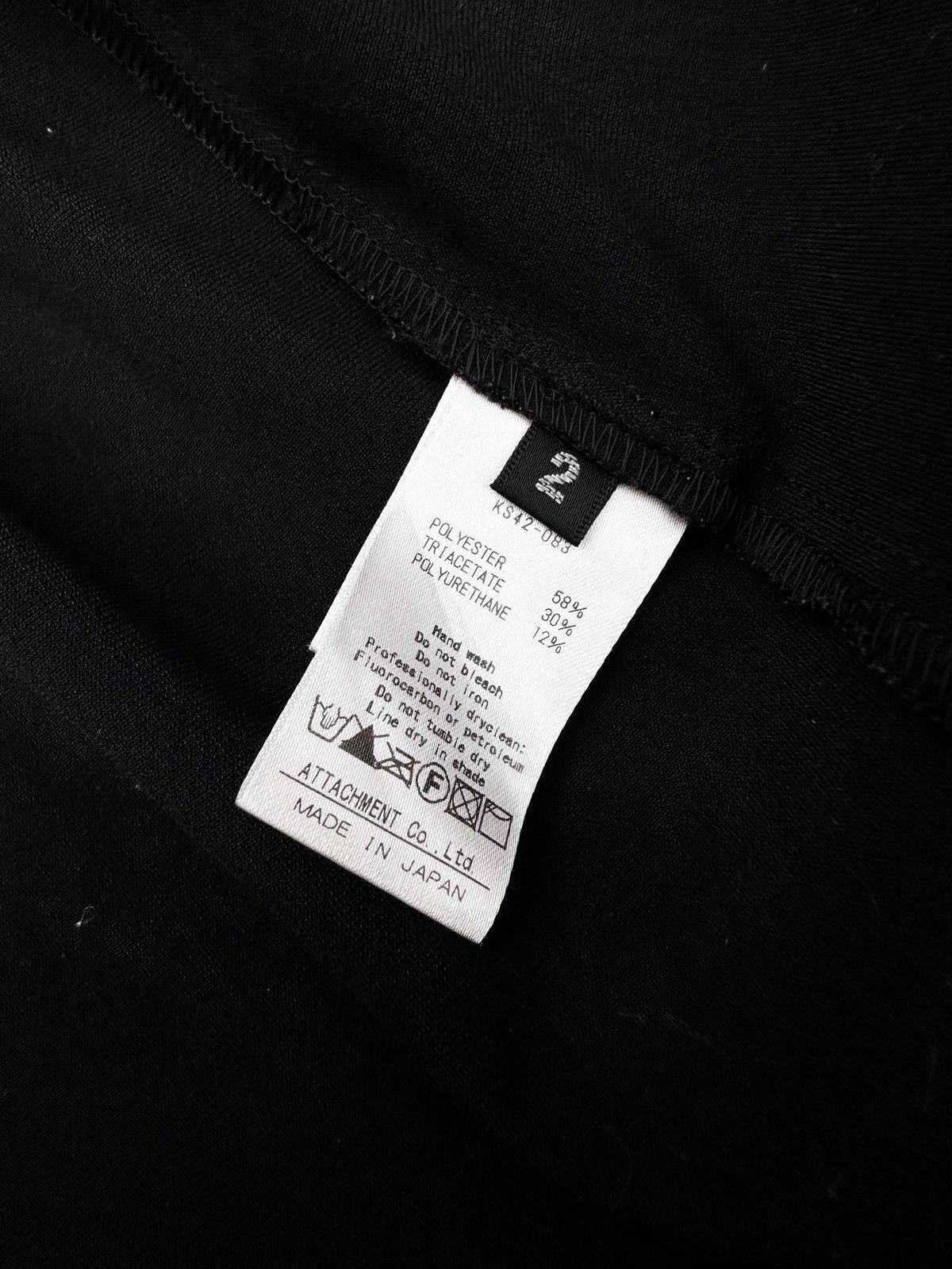 Kazuyuki Kumagai Attachment Attachment Black Ayanasu Concealed Placket Shirts Size US M / EU 48-50 / 2 - 7 Thumbnail