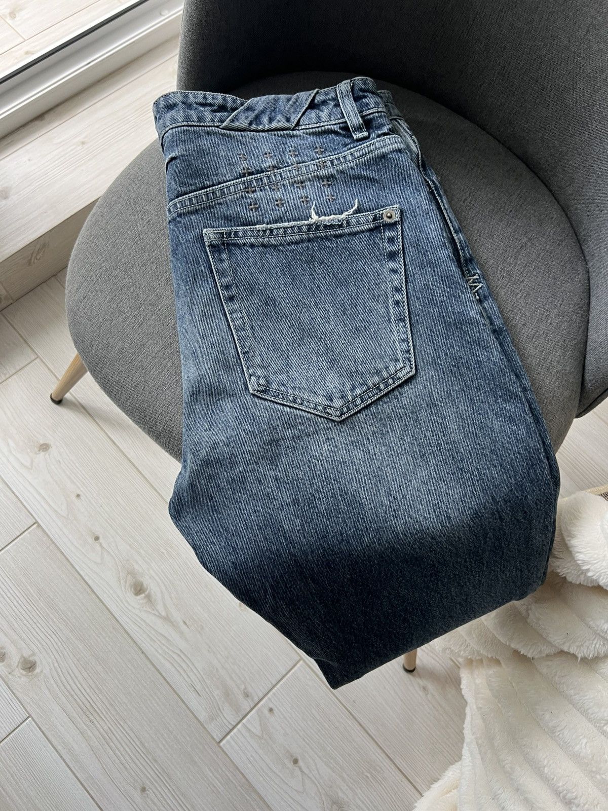 Ksubi Ksubi Jeans Five Pockets Size 32 Blue Distressed Size US 32 / EU 48 - 22 Thumbnail