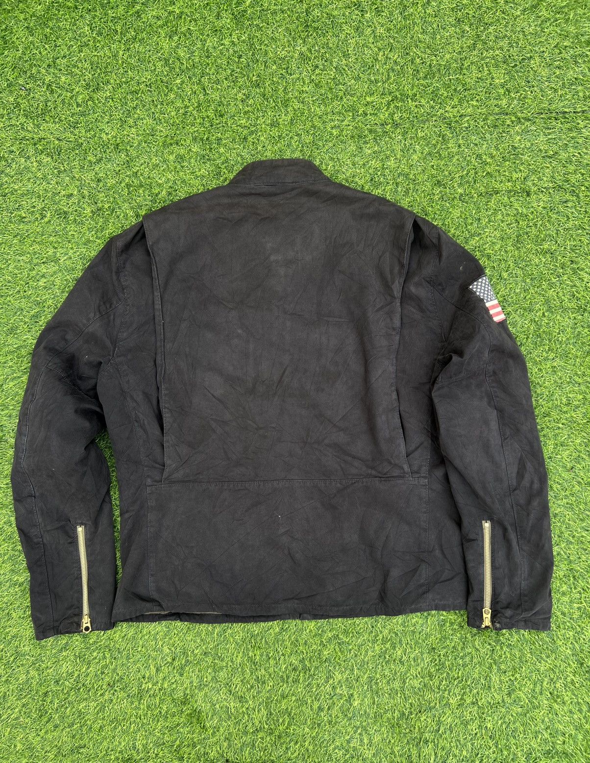 Polo Ralph Lauren Polo Jeans Co. Ralph Lauren "67" Patched Moto Jacket -XL Size US XL / EU 56 / 4 - 8 Thumbnail