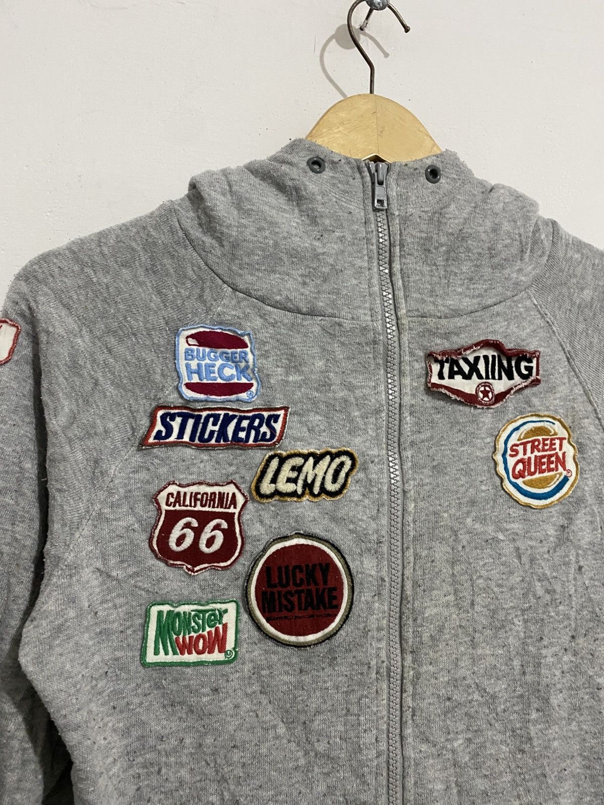 Japanese Brand BINDINGOFFER💸Japanese moussy patched hoodie styled hysteric Size US M / EU 48-50 / 2 - 2 Thumbnail
